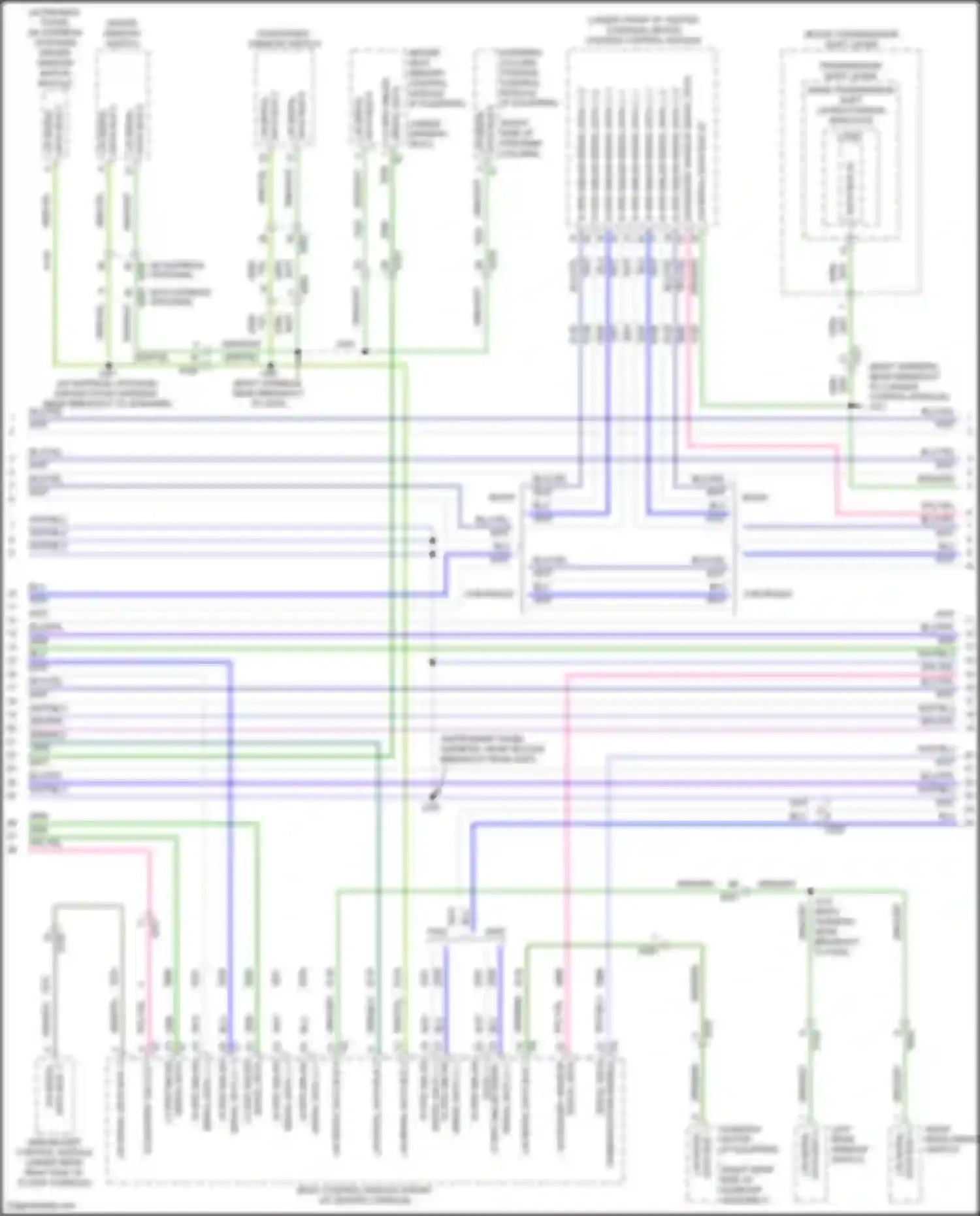 Wiring diagram lin serial data bus 1 for Buick Enclave II (2017-2021) (1 of 2)