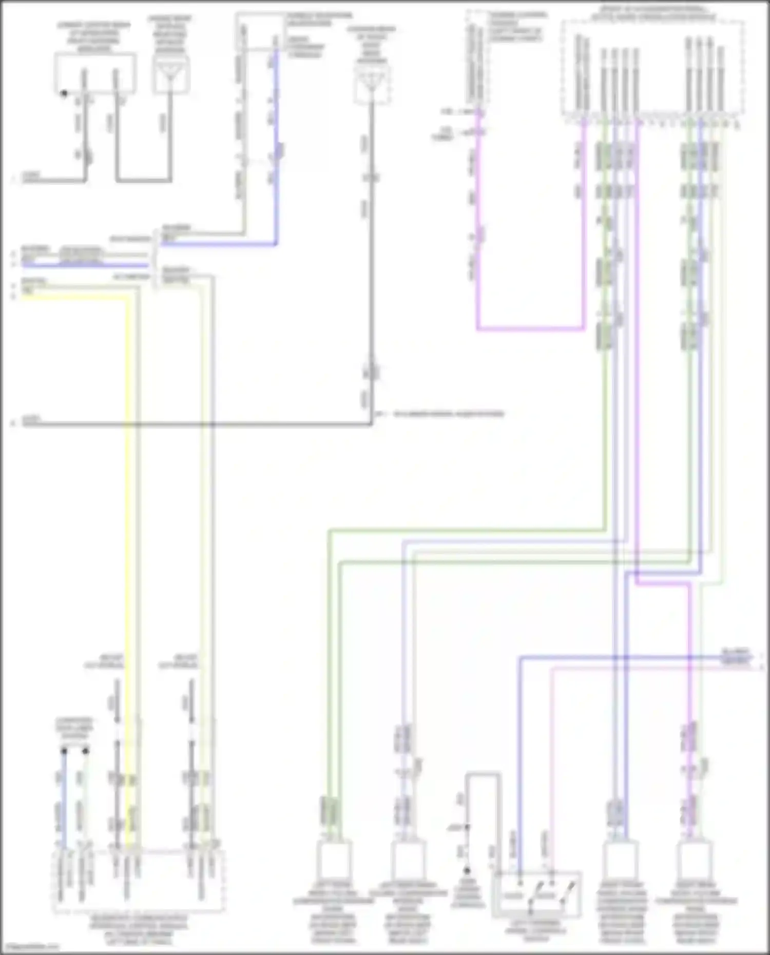 Wiring diagram microphone 4 sig for Buick Enclave II (2017-2021) (3 of 5)