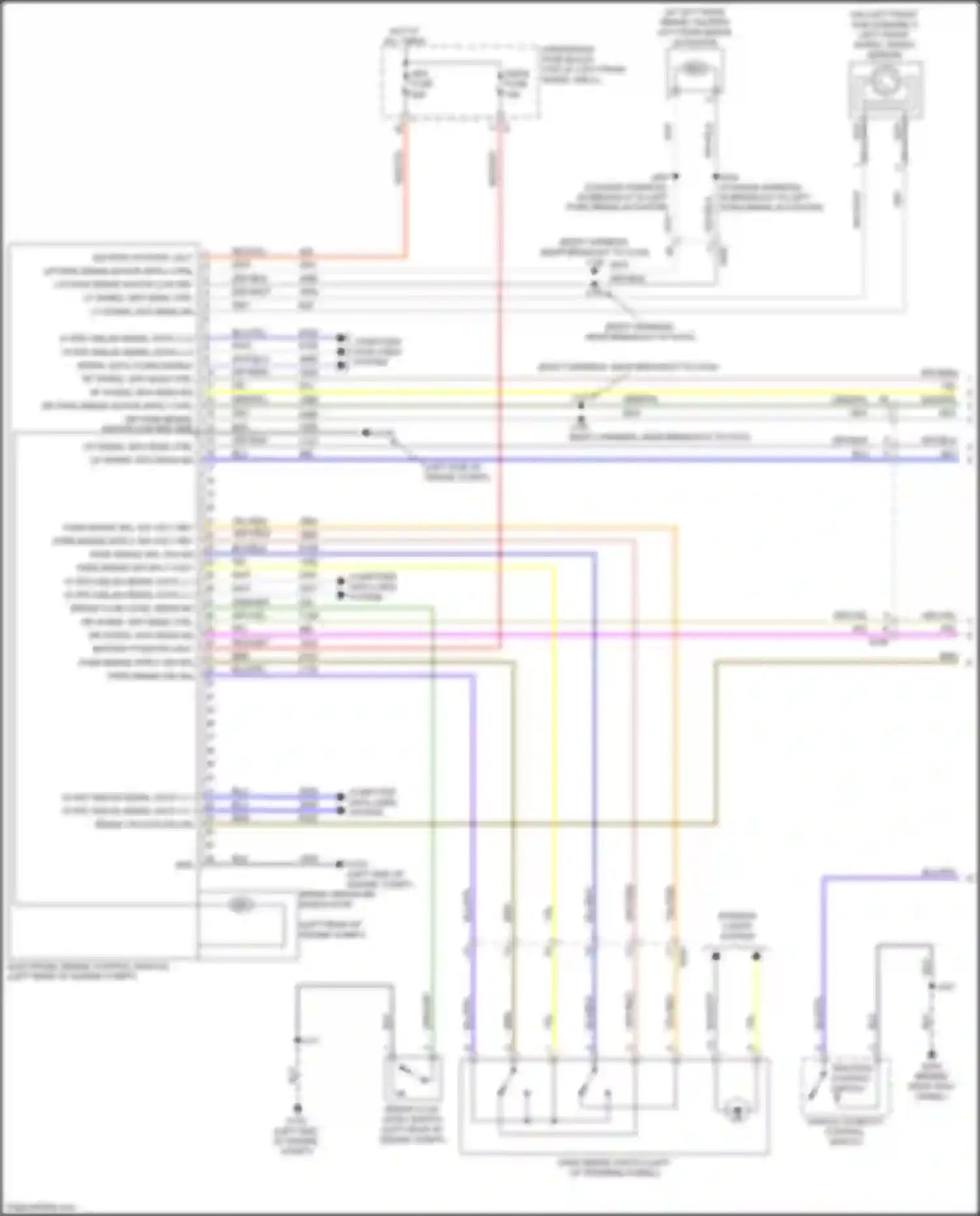 Wiring diagram park brake apply sw volt ref for Buick Enclave II (2017-2021) (1 of 1)