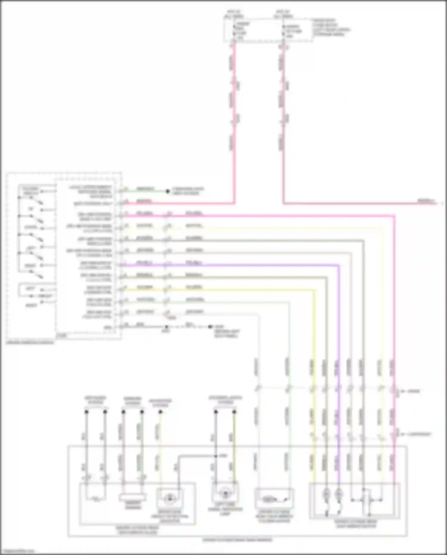 Wiring diagram ppl/red for Buick Enclave II (2017-2021) (2 of 3)