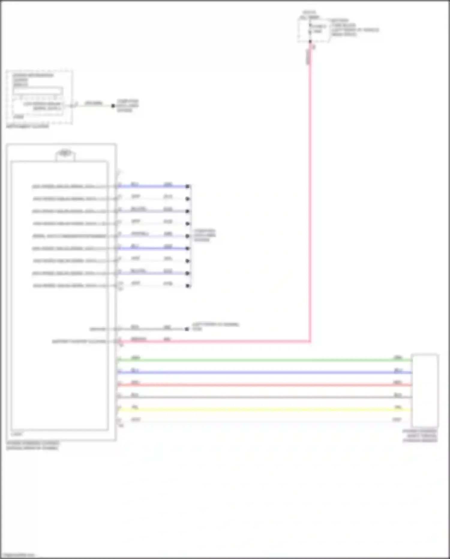 Wiring diagram red/vio for Buick Enclave II (2017-2021) (2 of 4)