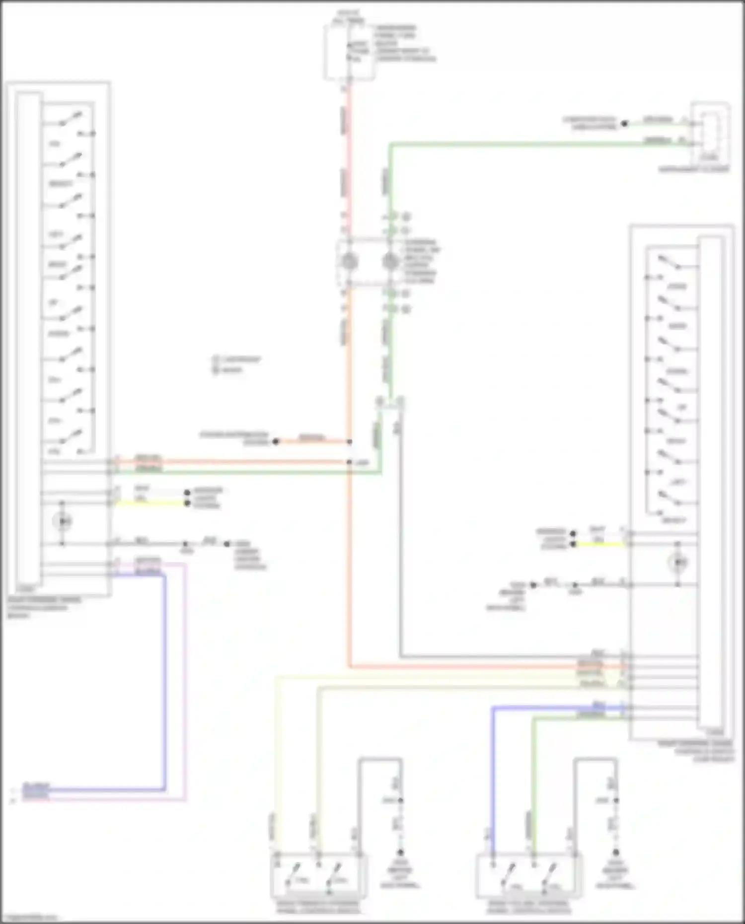Wiring diagram steering wheel air bag coil for Buick Enclave II (2017-2021) (5 of 18)