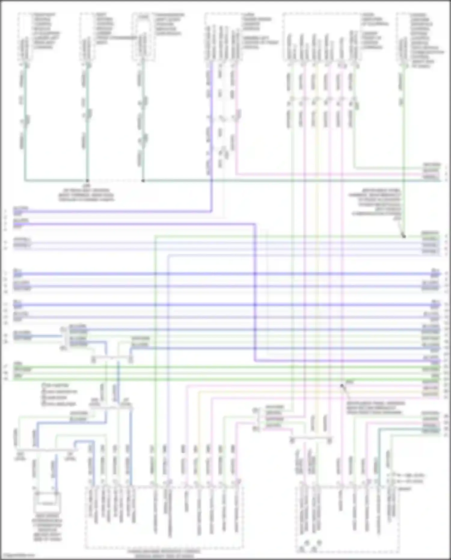 Wiring diagram transmission shift lever position indicator for Buick Enclave II (2017-2021) (3 of 4)