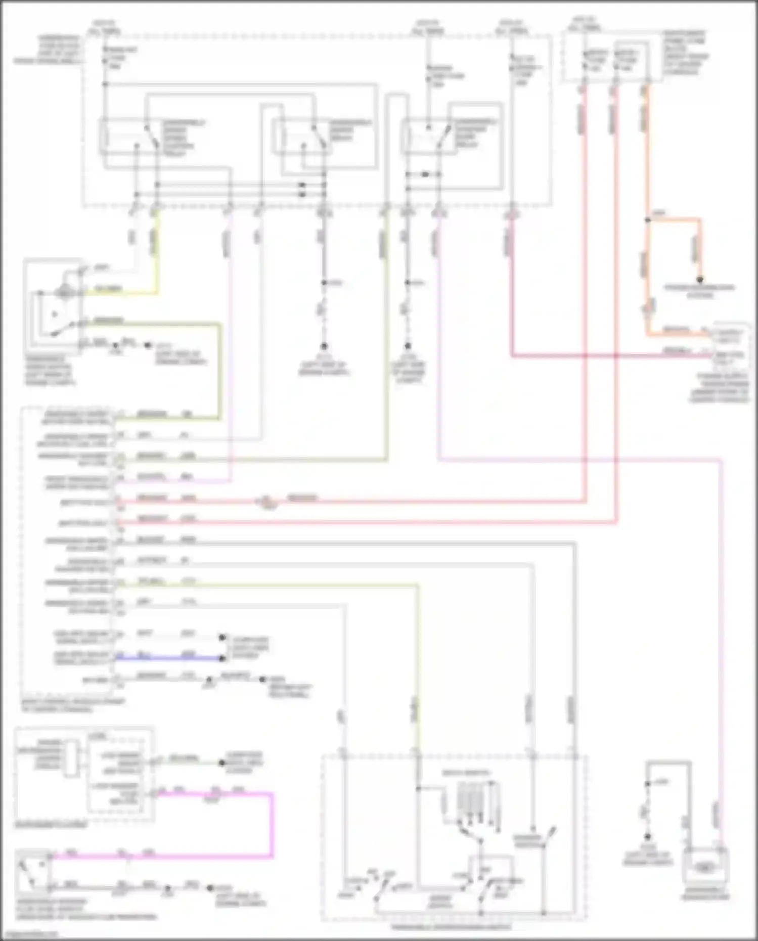 Wiring diagram underhood fuse block for Buick Enclave II (2017-2021) (35 of 44)