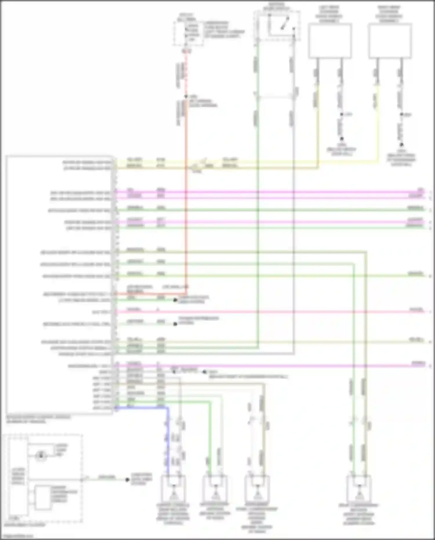 Encore GX Buick I (2019-2024): Forced entry circuit (1 of 4)