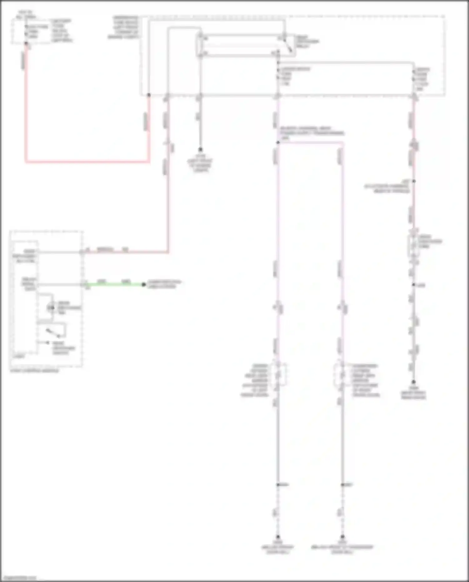 Encore GX Buick I (2019-2024): Defoggers circuit
