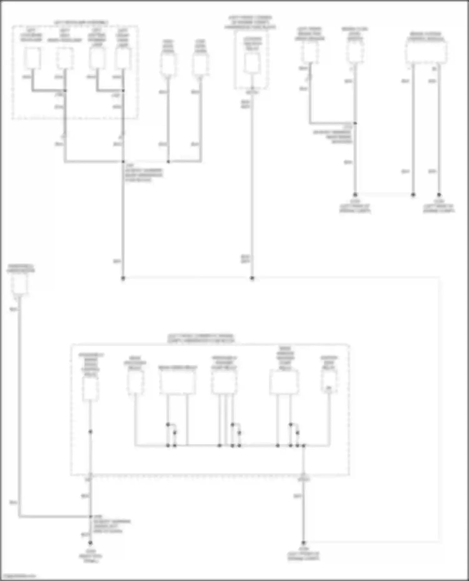 Encore GX Buick I (2019-2024): Ground distribution circuit (1 of 6)