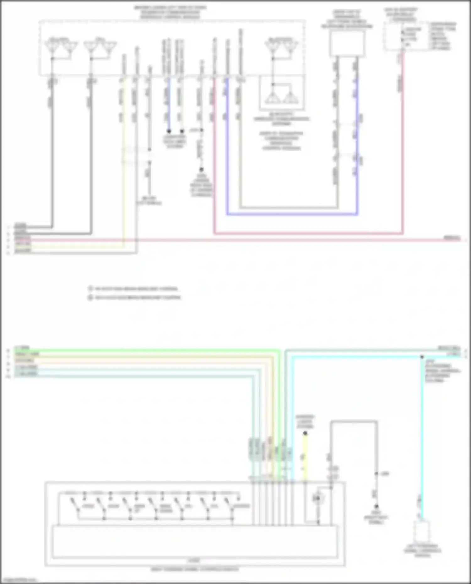 Encore GX Buick I (2019-2024): Navigation circuit, enhanced audio w/ amplifier (2 of 4)