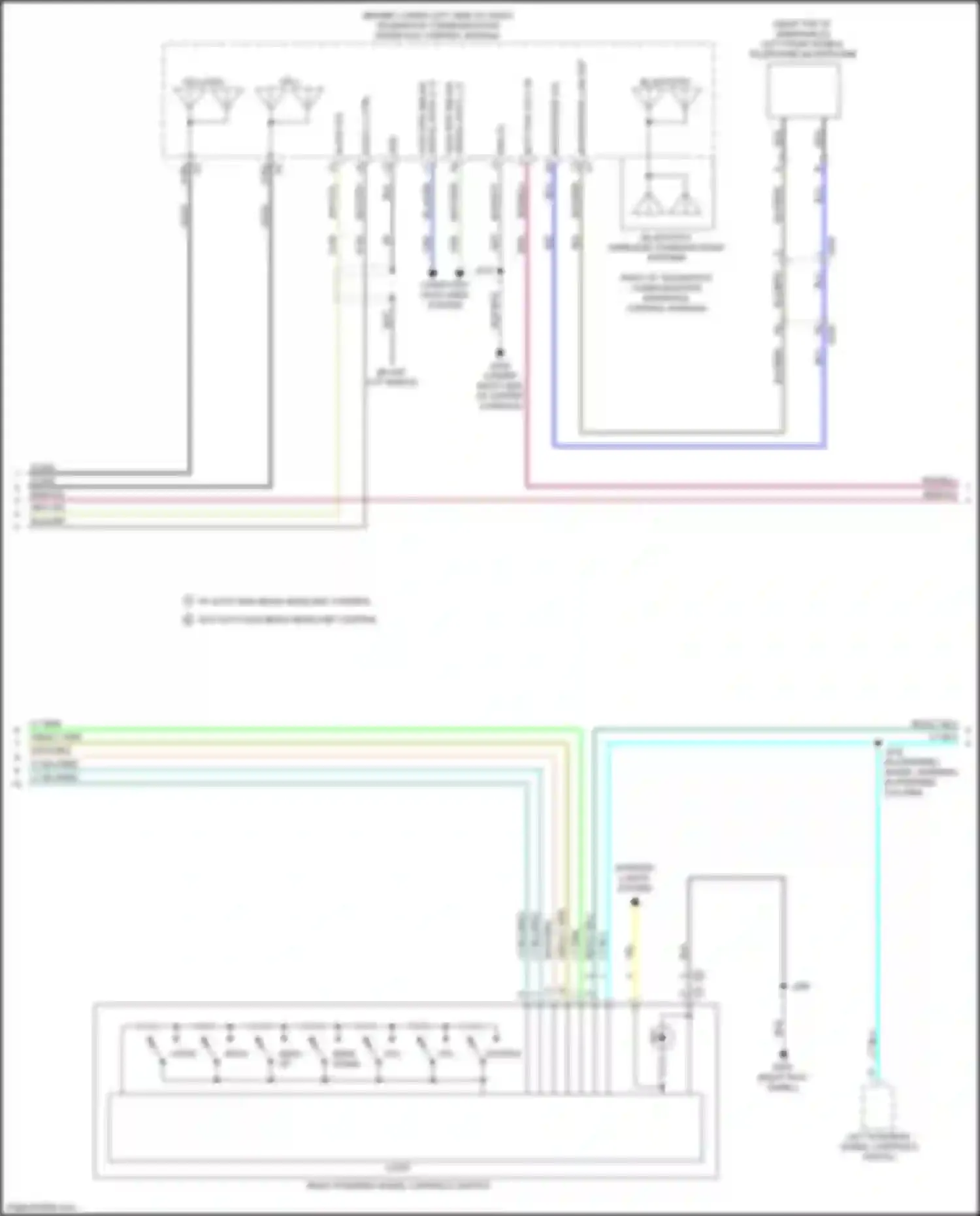 Encore GX Buick I (2019-2024): Navigation circuit, enhanced audio w/o amplifier (2 of 4)