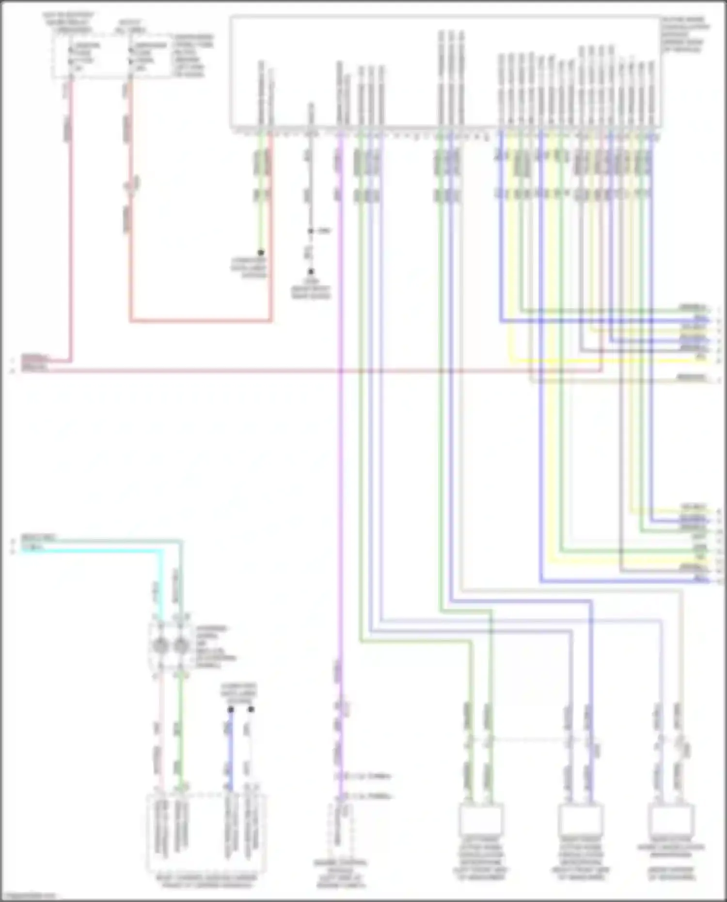 Encore GX Buick I (2019-2024): Navigation circuit, enhanced audio w/o amplifier (3 of 4)
