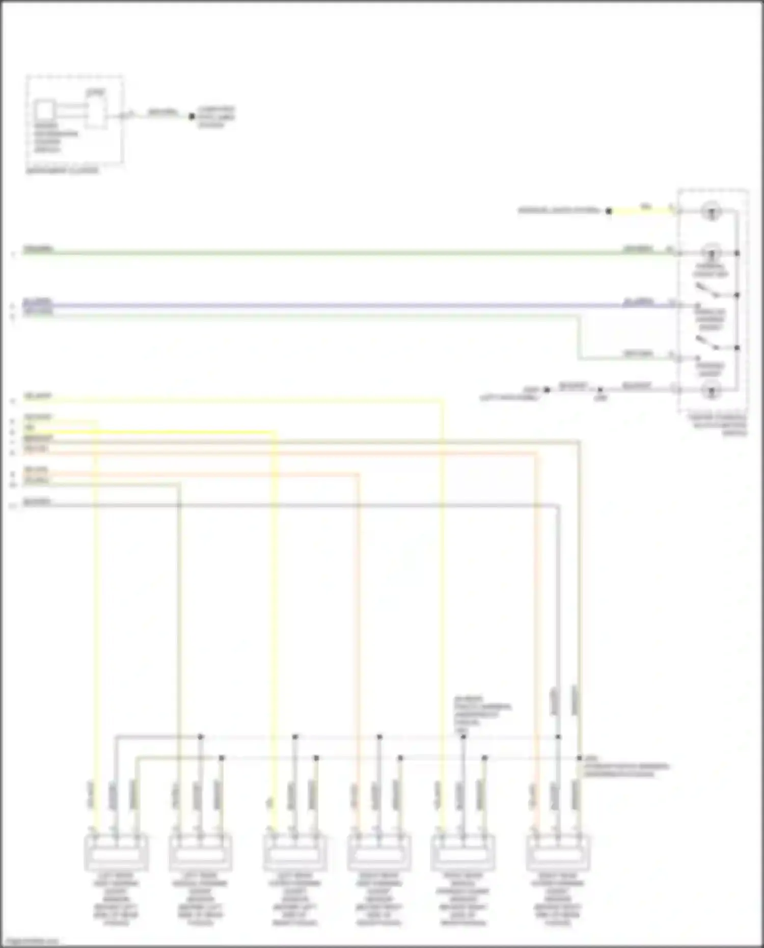 Encore GX Buick I (2019-2024): Parking assistant circuit (2 of 2)
