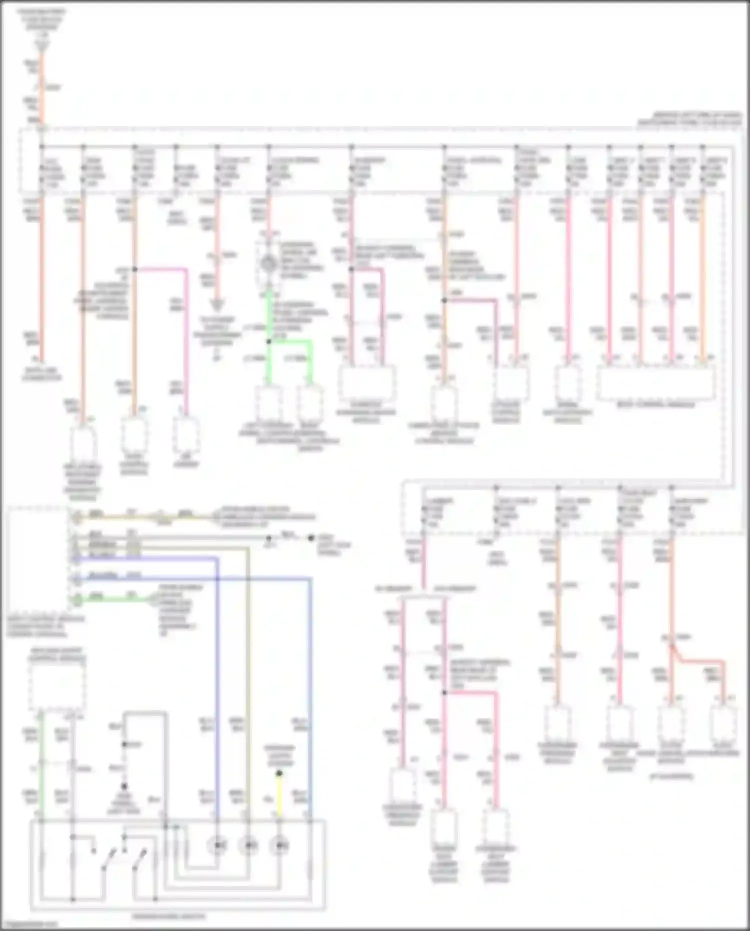 Encore GX Buick I (2019-2024): Power distribution circuit (4 of 5)