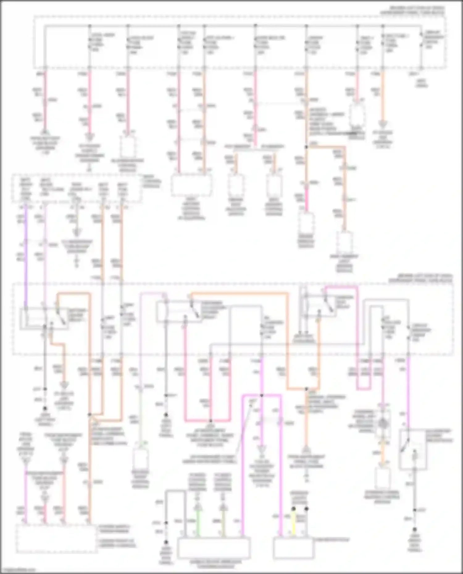 Encore GX Buick I (2019-2024): Power distribution circuit (5 of 5)