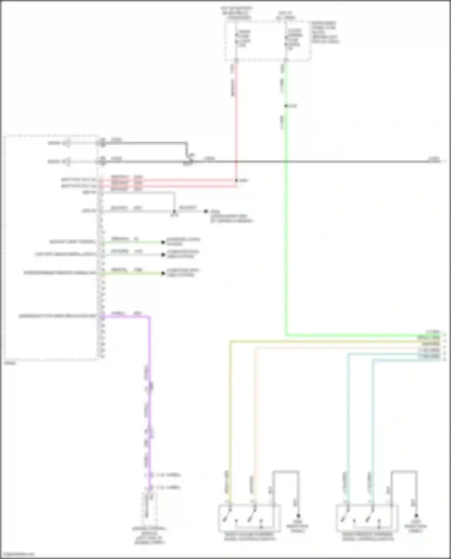 Encore GX Buick I (2019-2024): Radio circuit, low level (1 of 3)