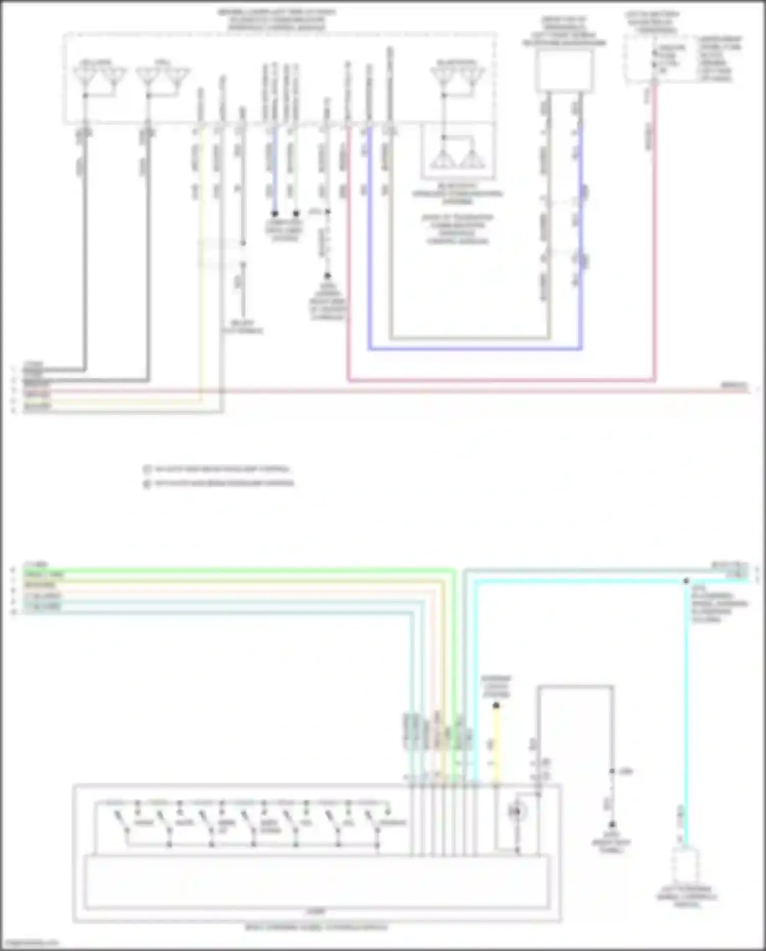 Encore GX Buick I (2019-2024): Radio circuit, mid/high level enhanced audio w/ amplifier (2 of 4)