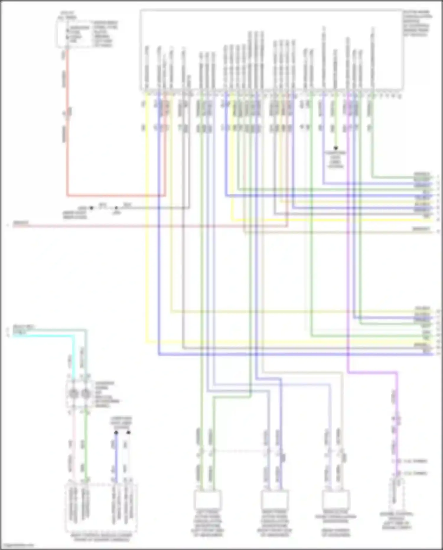 Encore GX Buick I (2019-2024): Radio circuit, mid/high level enhanced audio w/ amplifier (3 of 4)