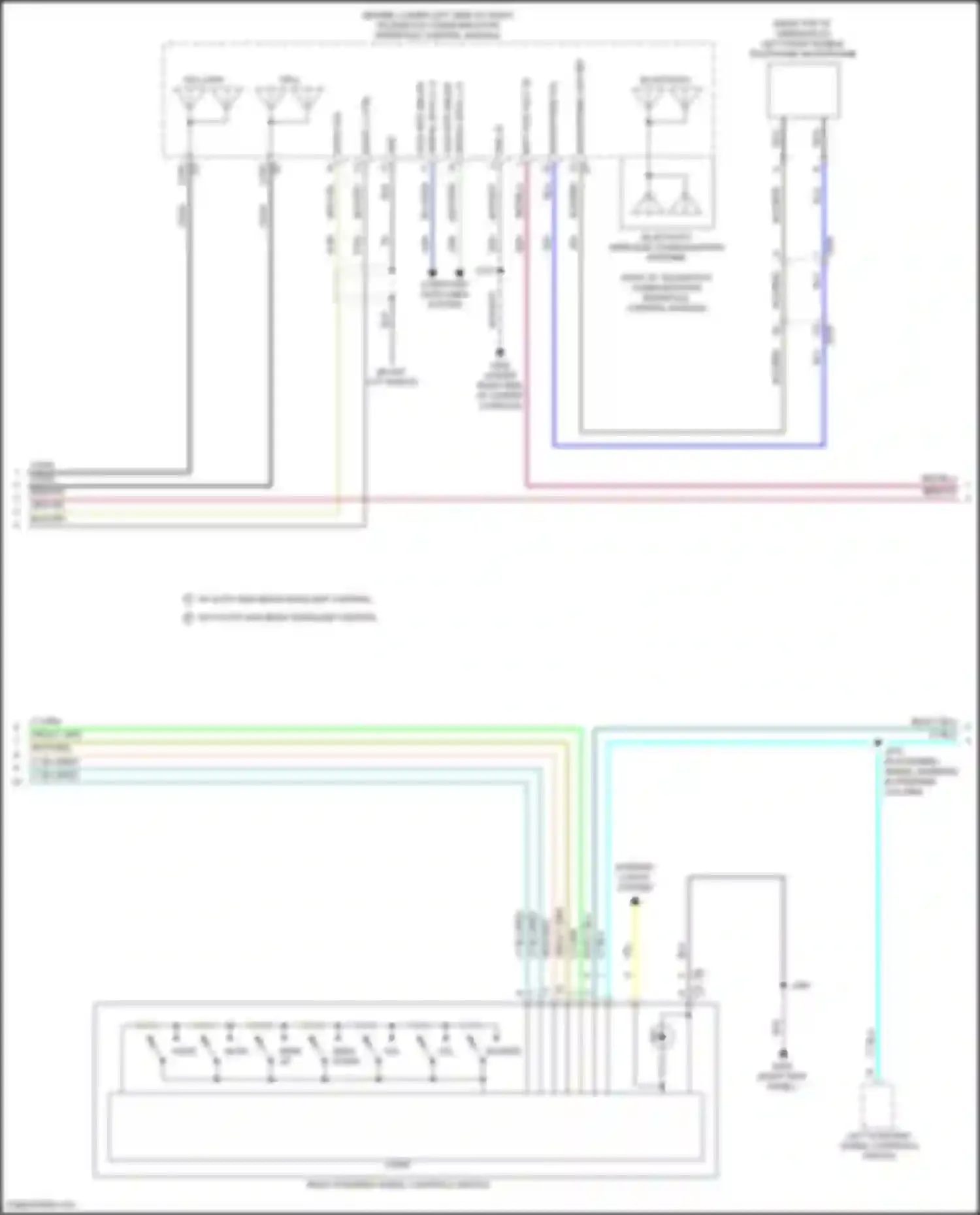 Encore GX Buick I (2019-2024): Radio circuit, mid/high level enhanced audio w/o amplifier (2 of 4)