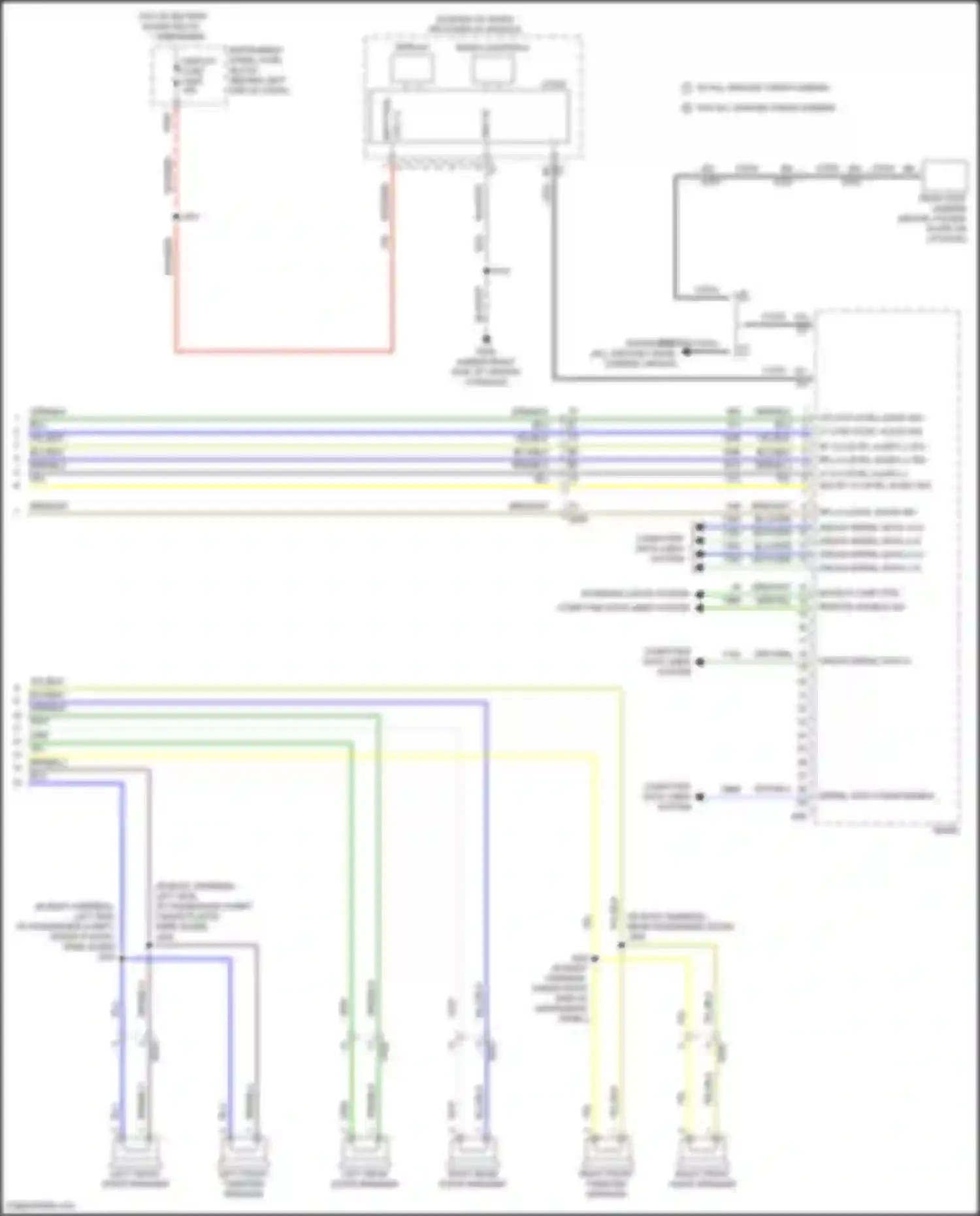 Encore GX Buick I (2019-2024): Radio circuit, mid/high level enhanced audio w/o amplifier (4 of 4)