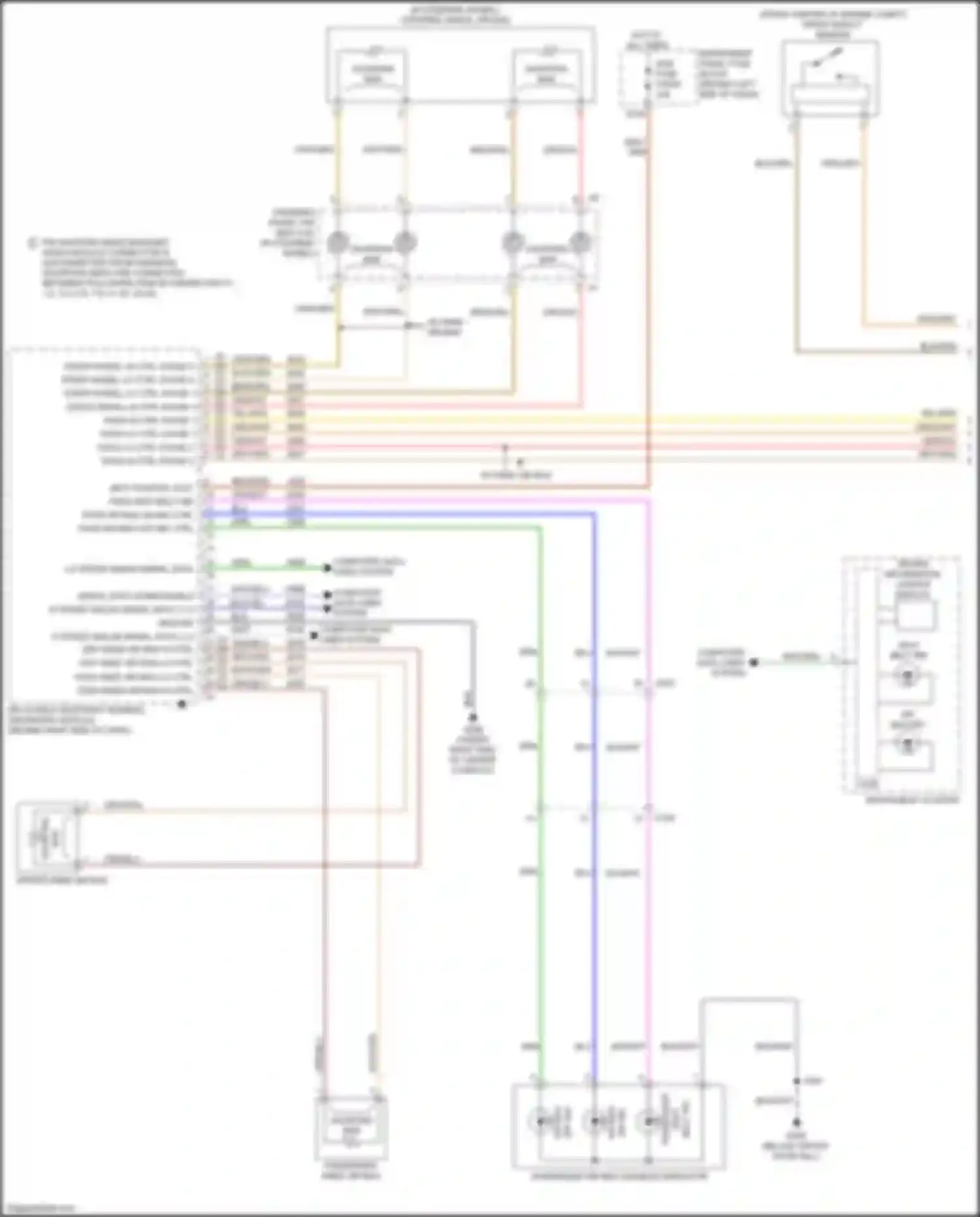 Encore GX Buick I (2019-2024): Supplemental restraints circuit (1 of 4)