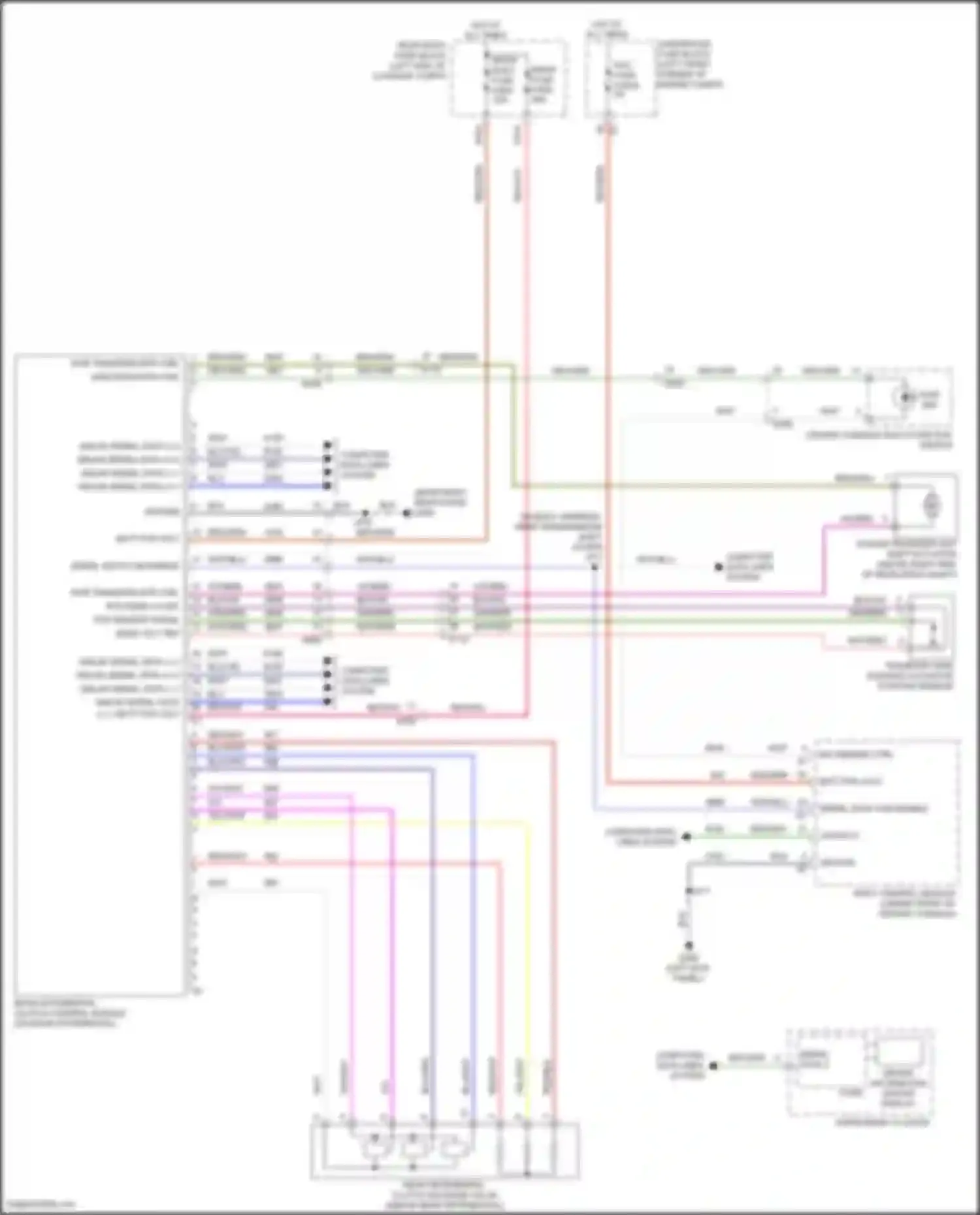 Encore GX Buick I (2019-2024): Rear differential lock circuit