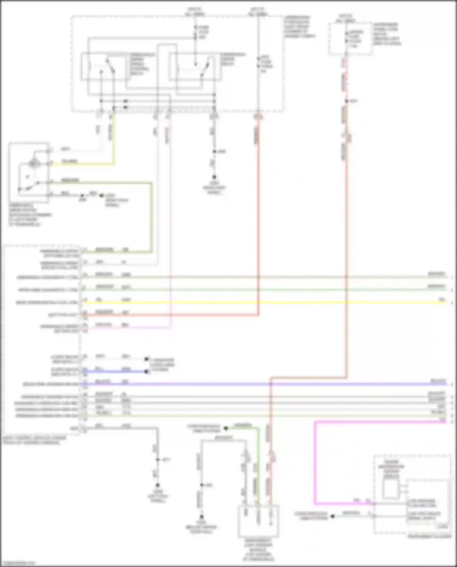 Encore GX Buick I (2019-2024): Wiper/washer circuit (1 of 2)