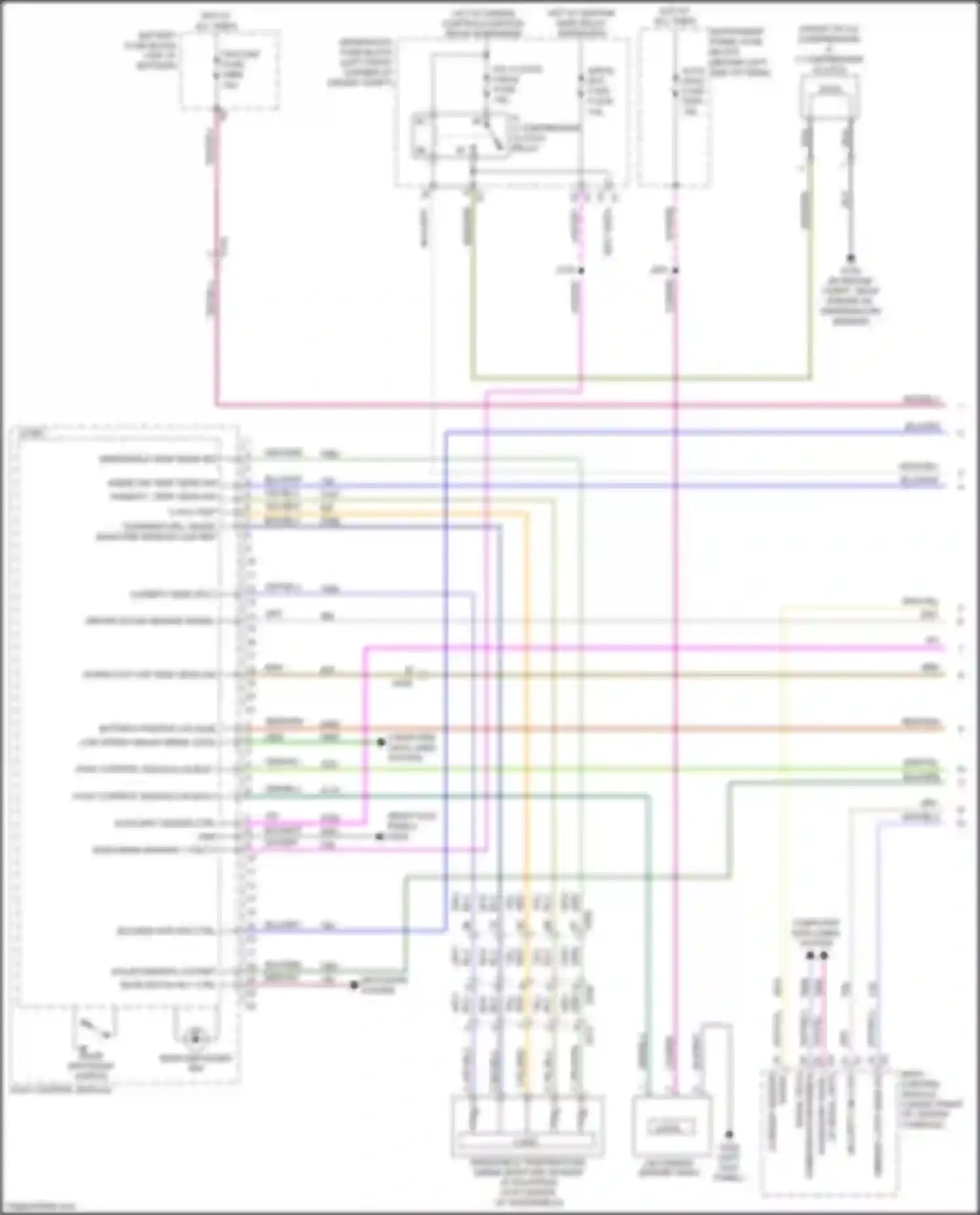 Wiring diagram battery fuse block for Buick Encore GX I (2019-2024) (1 of 11)
