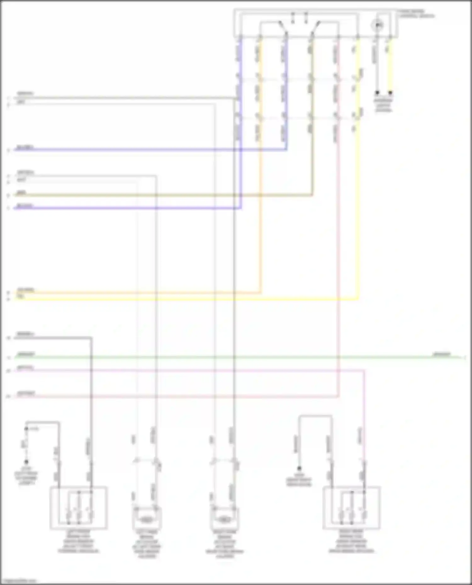 Wiring diagram blu/blk for Buick Encore GX I (2019-2024) (2 of 45)