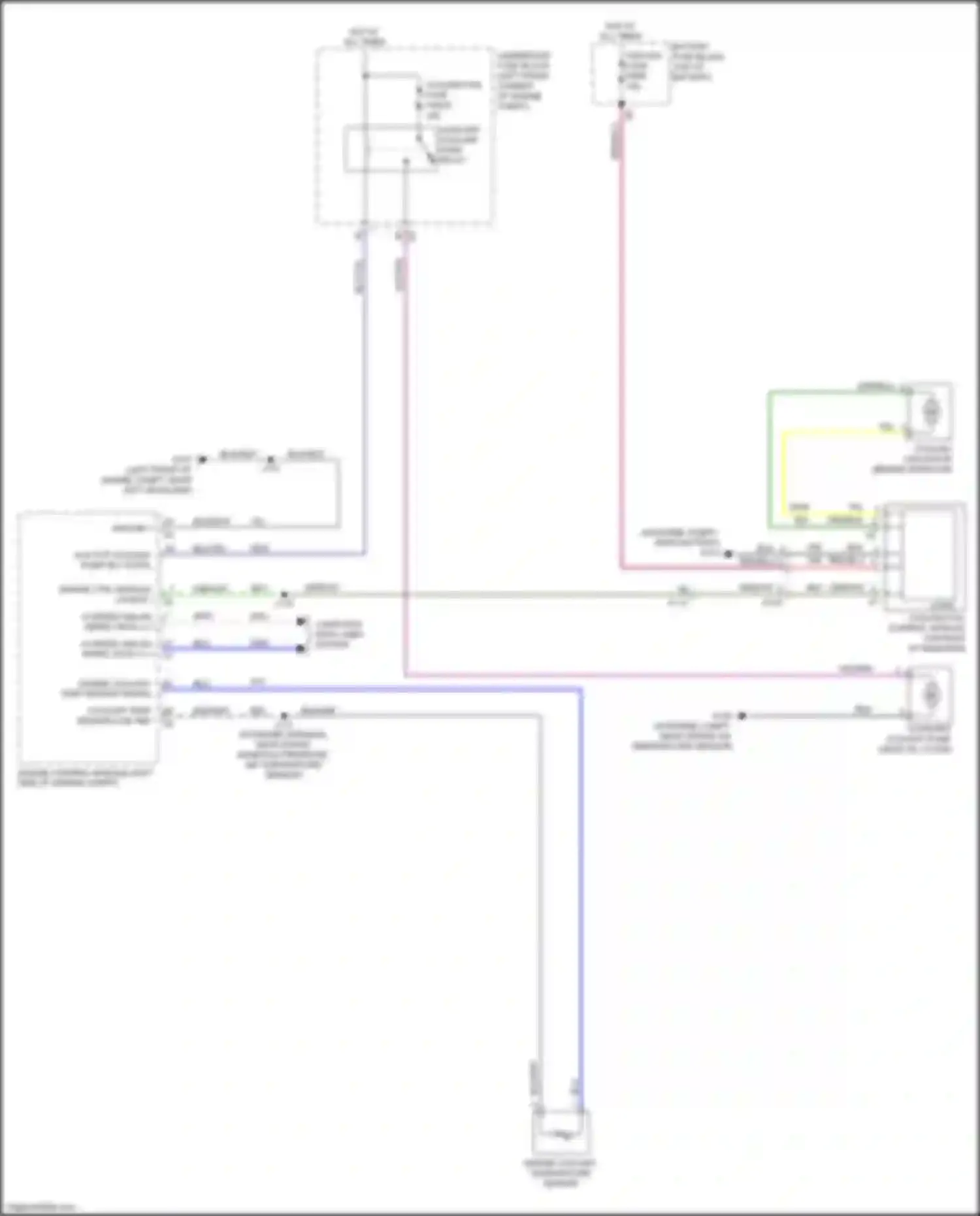Wiring diagram cooling fan motor for Buick Encore GX I (2019-2024) (2 of 3)