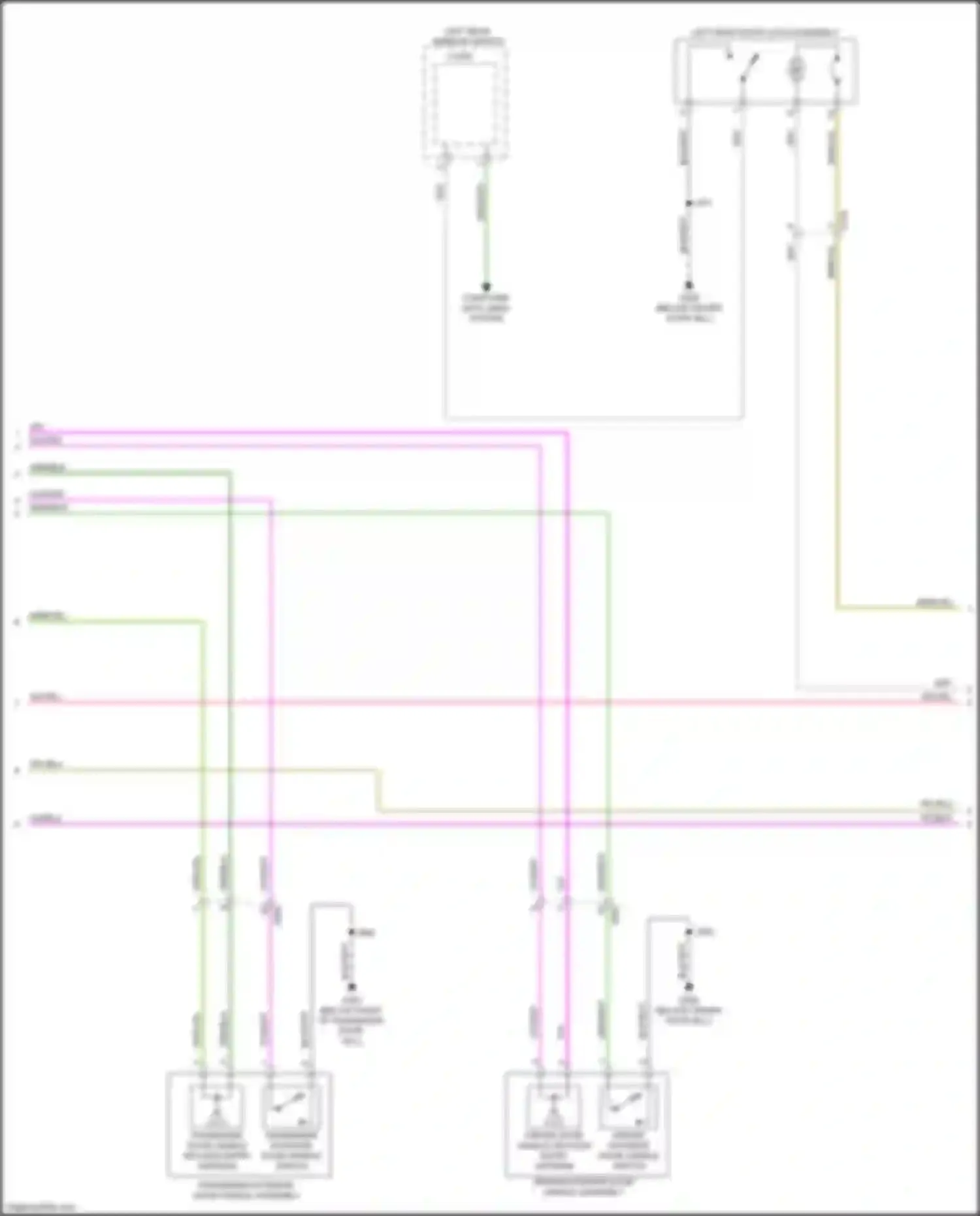 Wiring diagram driver door handle keyless entry antenna for Buick Encore GX I (2019-2024) (1 of 2)