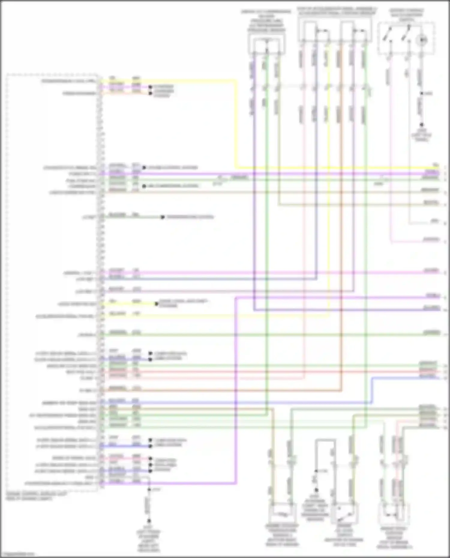Wiring diagram engine coolant temperature sensor 4 for Buick Encore GX I (2019-2024) (3 of 3)