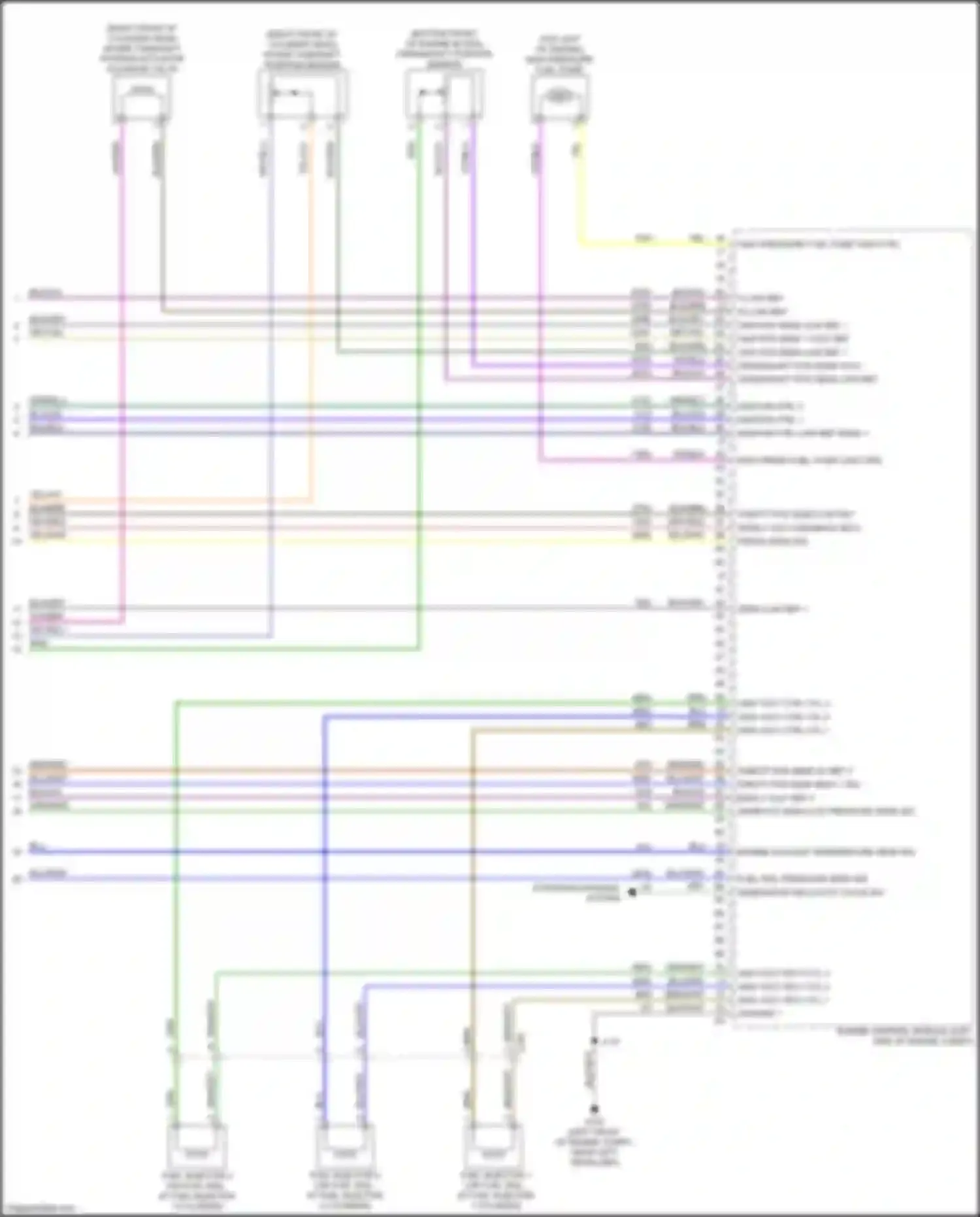 Wiring diagram fuel injector 1 for Buick Encore GX I (2019-2024) (1 of 2)