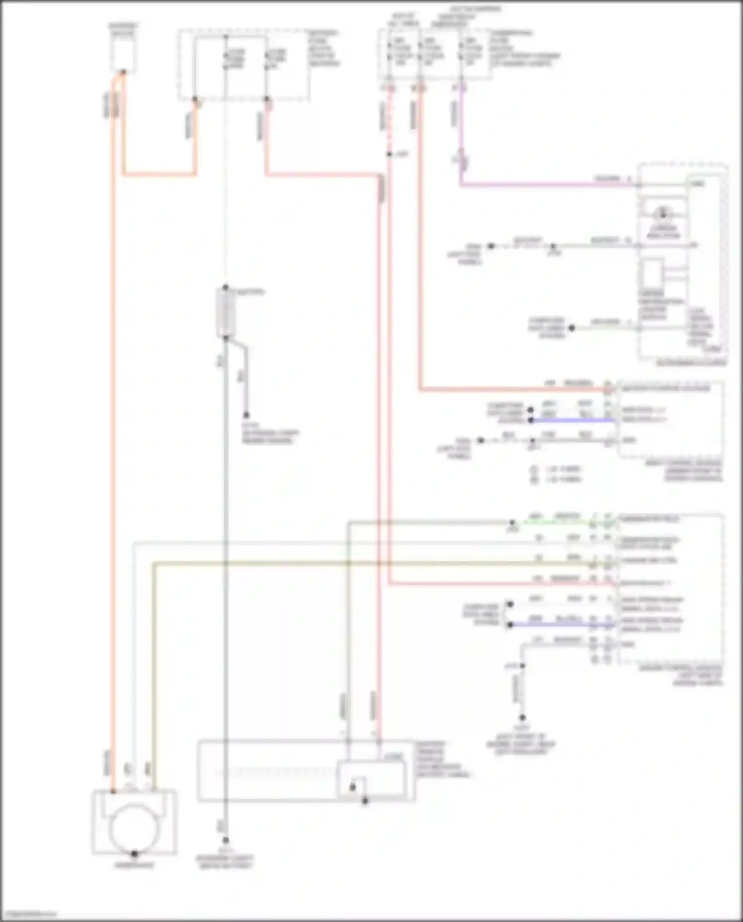 Wiring diagram instrument cluster for Buick Encore GX I (2019-2024) (4 of 31)