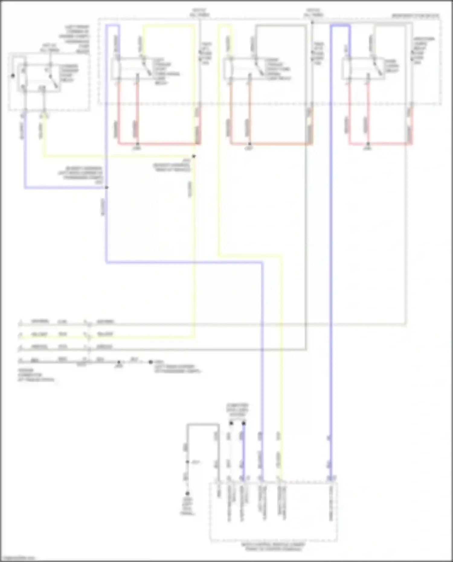 Wiring diagram left trailer for Buick Encore GX I (2019-2024) (1 of 1)