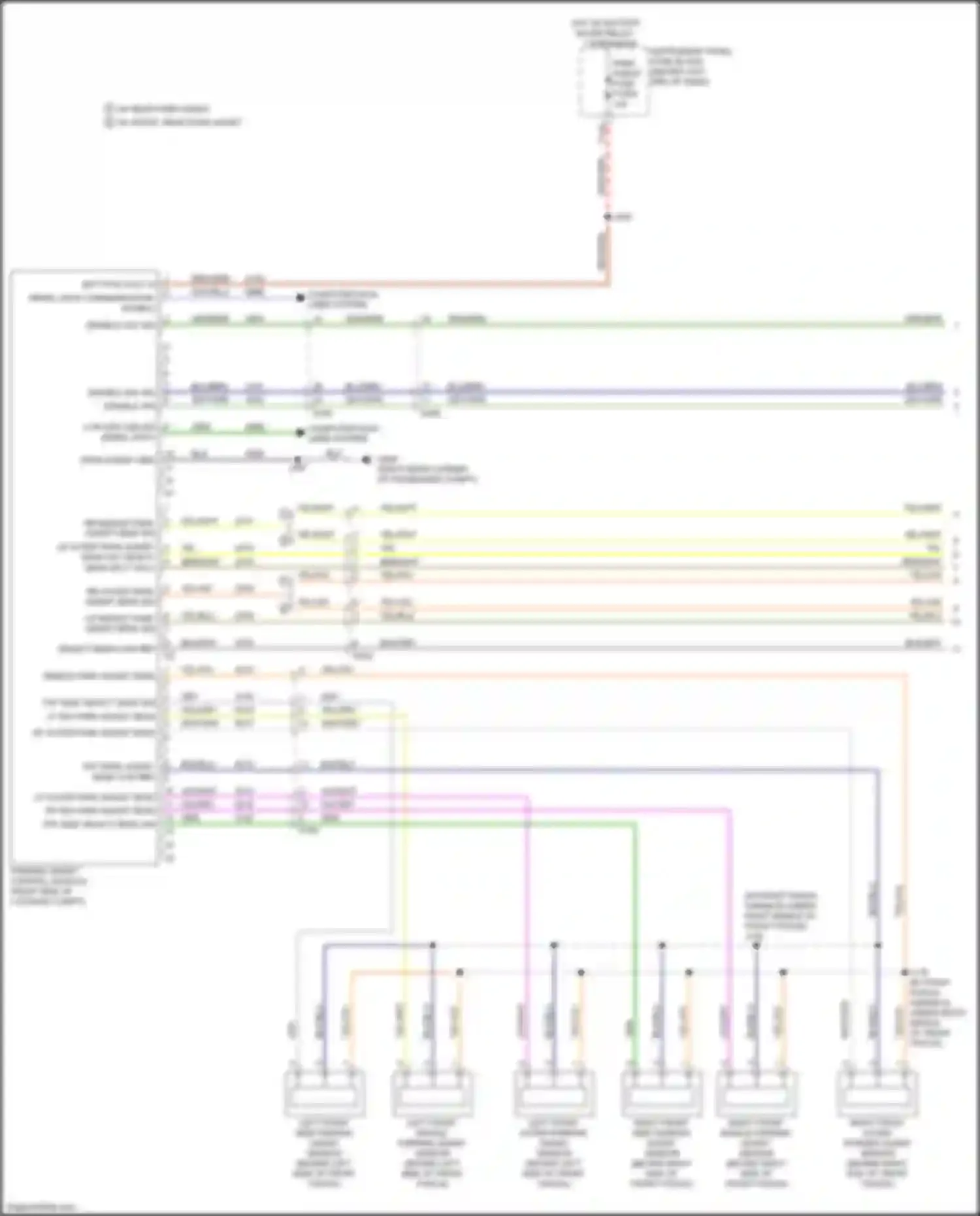 Wiring diagram rr outer park assist sens sig for Buick Encore GX I (2019-2024) (1 of 1)