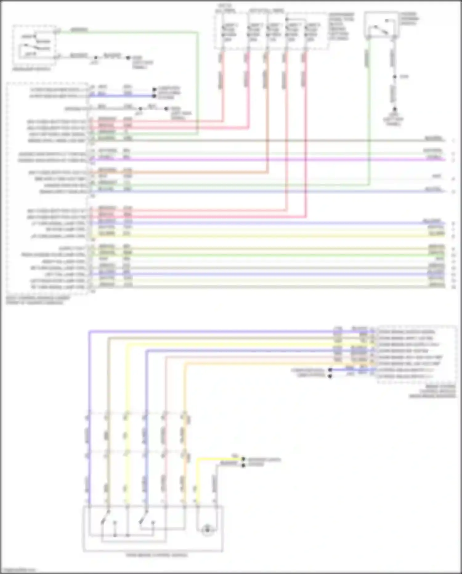 Wiring diagram rr stop lamp ctrl for Buick Encore GX I (2019-2024) (1 of 1)