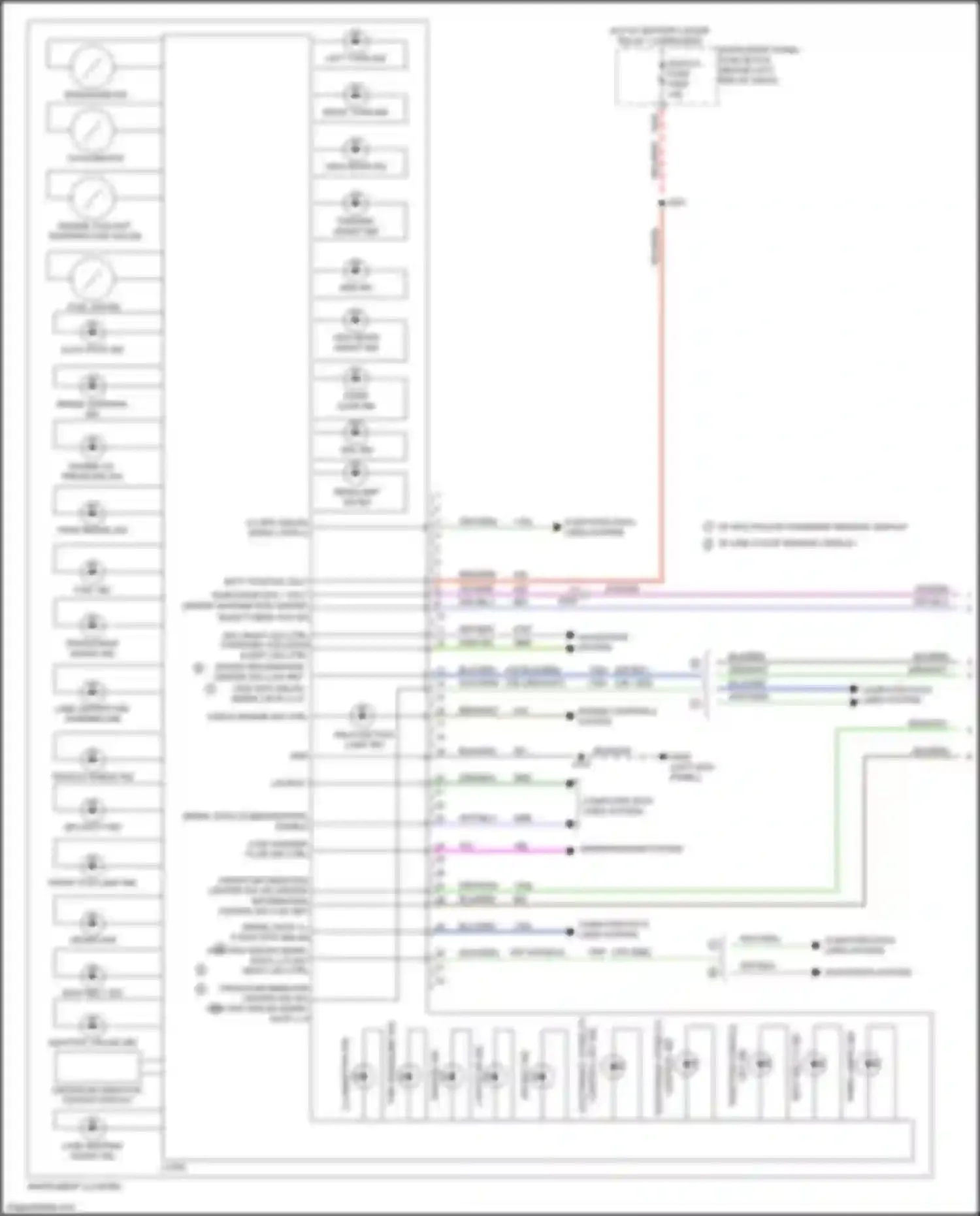 Wiring diagram run/crank ign 1 volt driver information center select menu sw sig for Buick Encore GX I (2019-2024) (1 of 1)