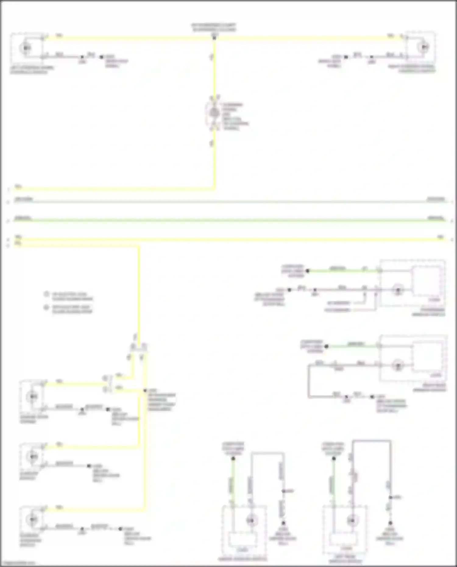 Wiring diagram sunroof switch for Buick Encore GX I (2019-2024) (2 of 3)