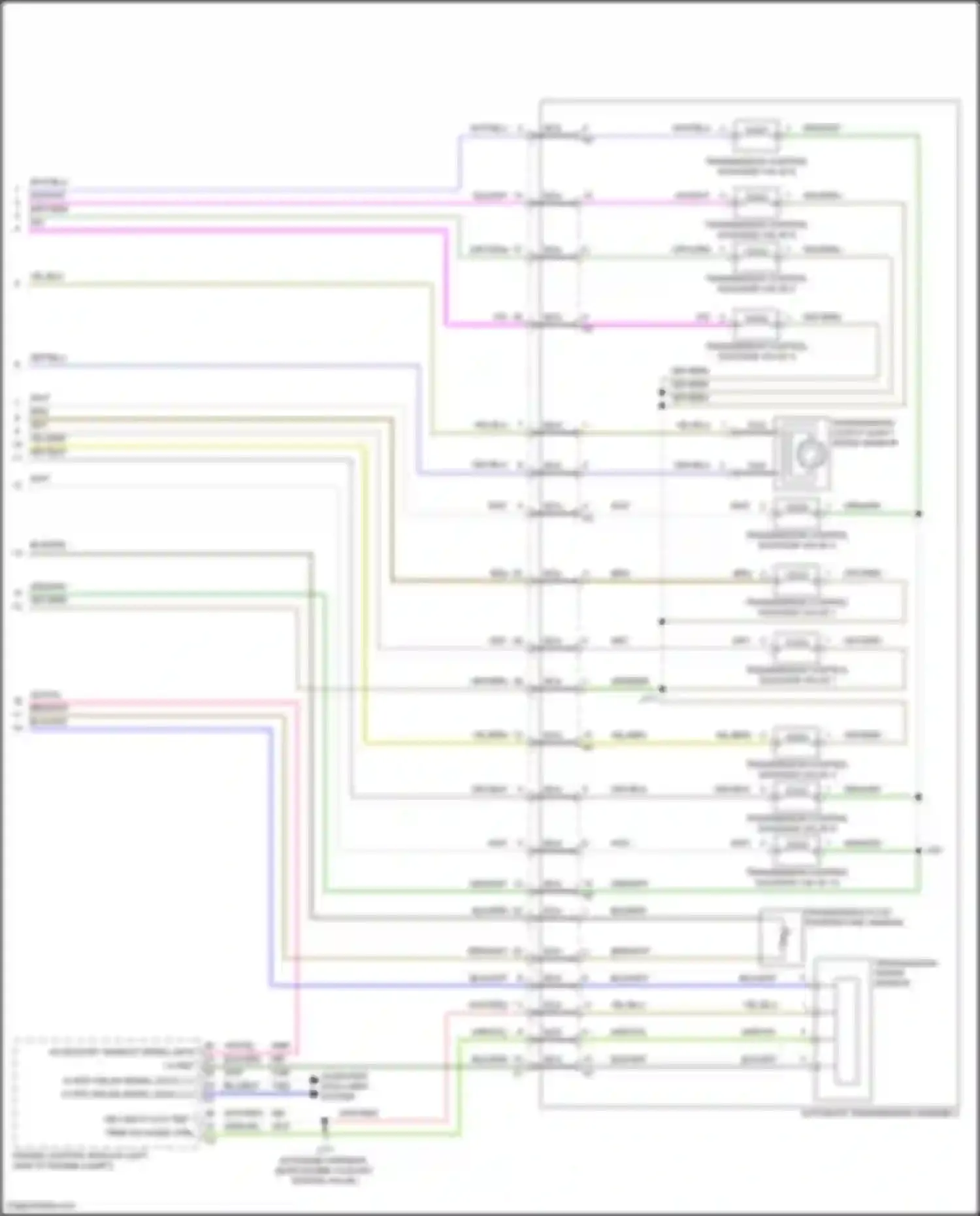 Wiring diagram transmission fluid temperature sensor for Buick Encore GX I (2019-2024) (1 of 2)
