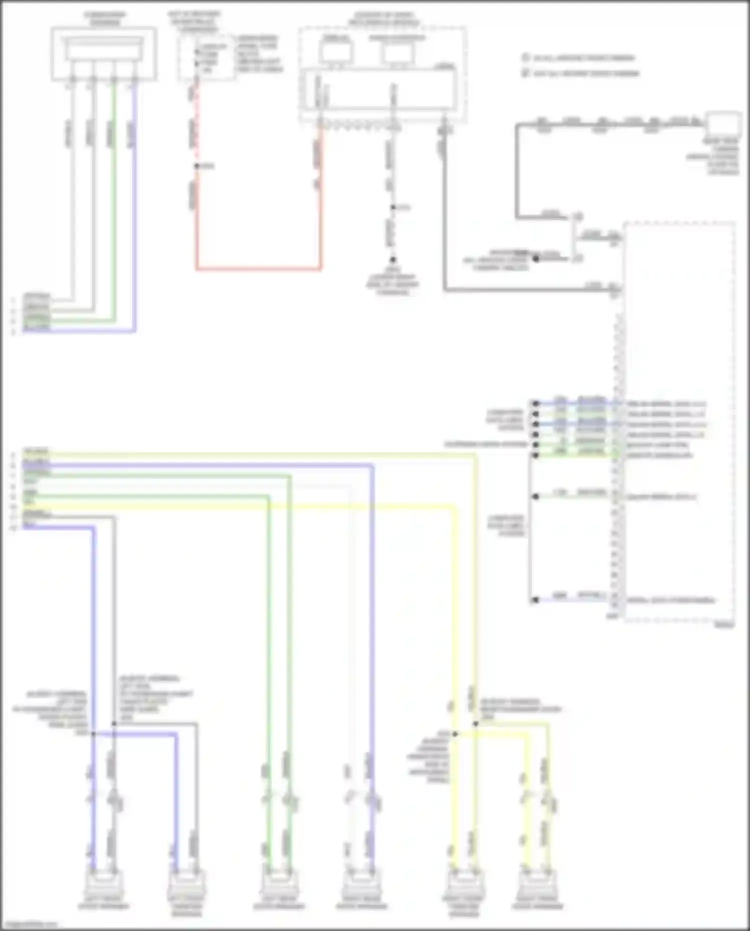 Wiring diagram w/ all around vision camera for Buick Encore GX I (2019-2024) (3 of 7)