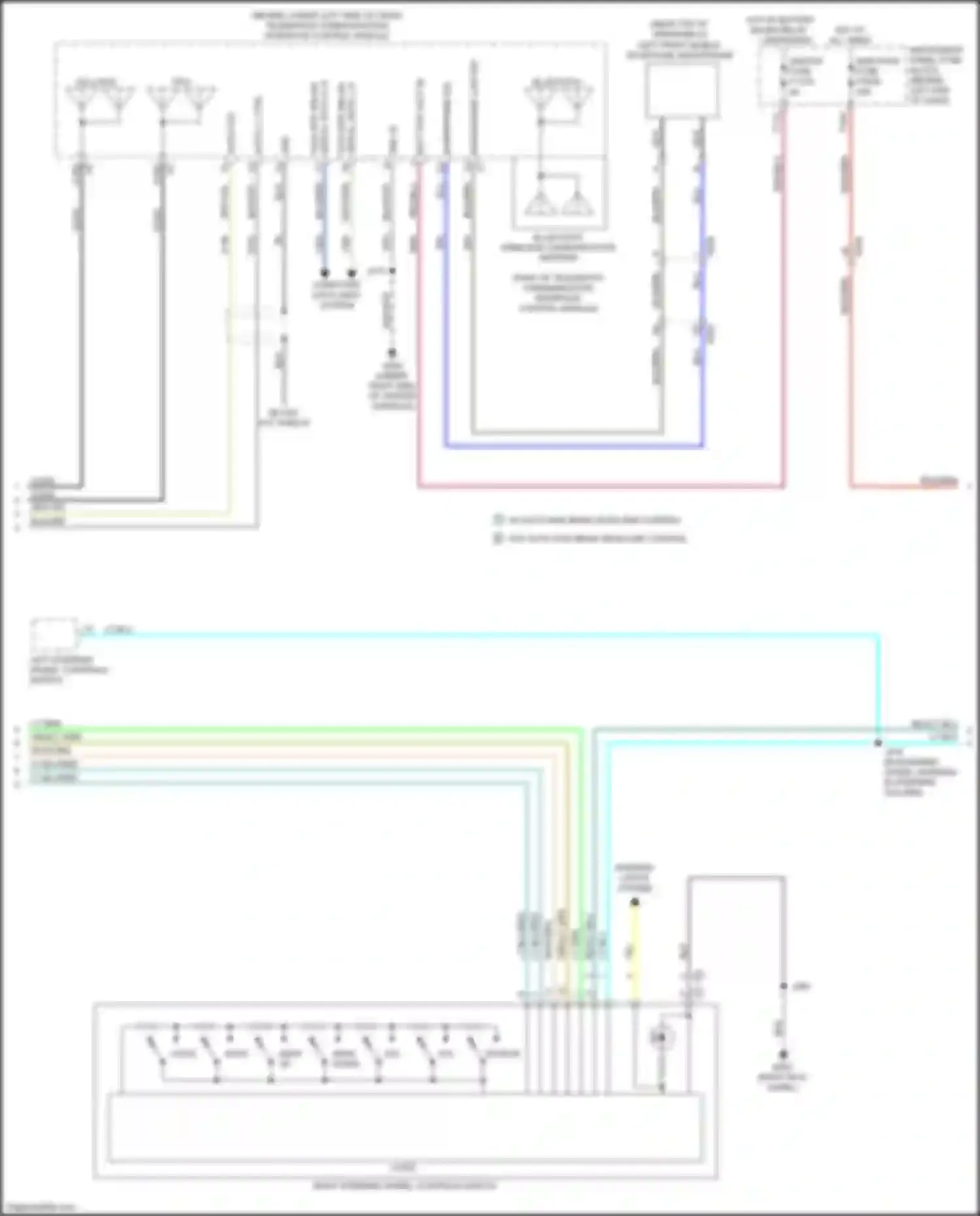 Wiring diagram w/ auto high beam headlamp control for Buick Encore GX I (2019-2024) (4 of 8)