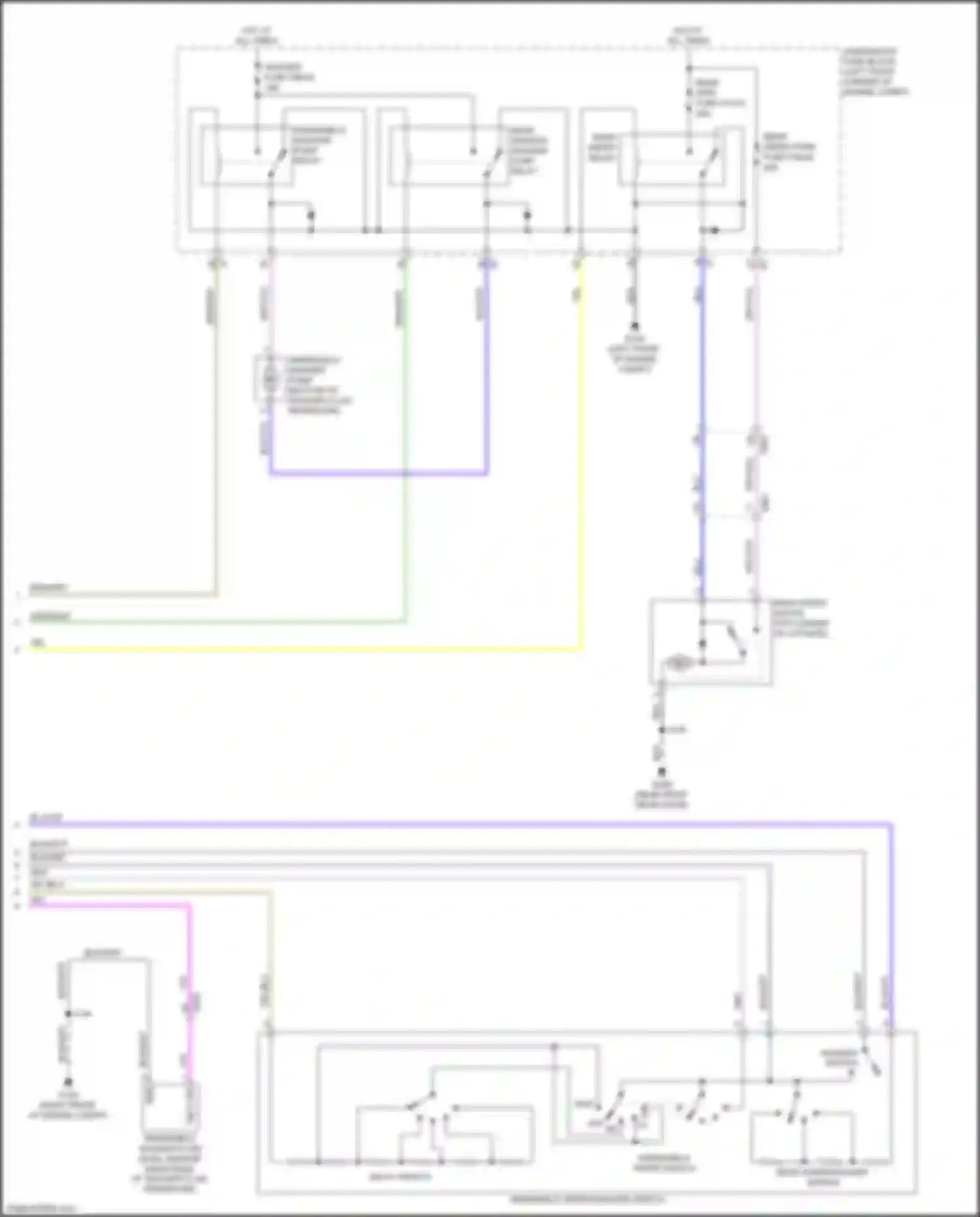 Wiring diagram windshield washer fluid level sensor for Buick Encore GX I (2019-2024) (2 of 2)