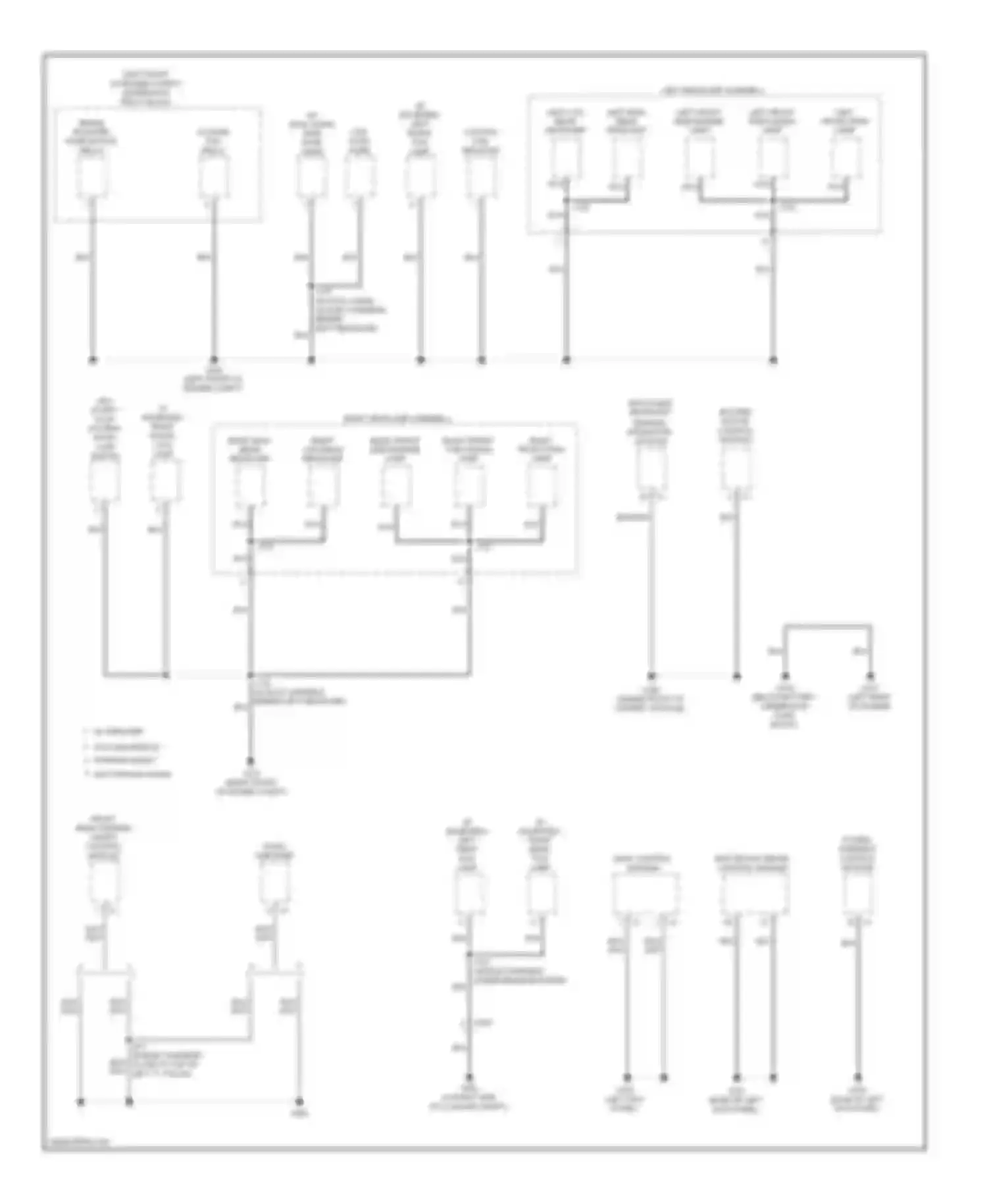 Encore Buick I (2012-2016): Ground distribution circuit (1 of 4)
