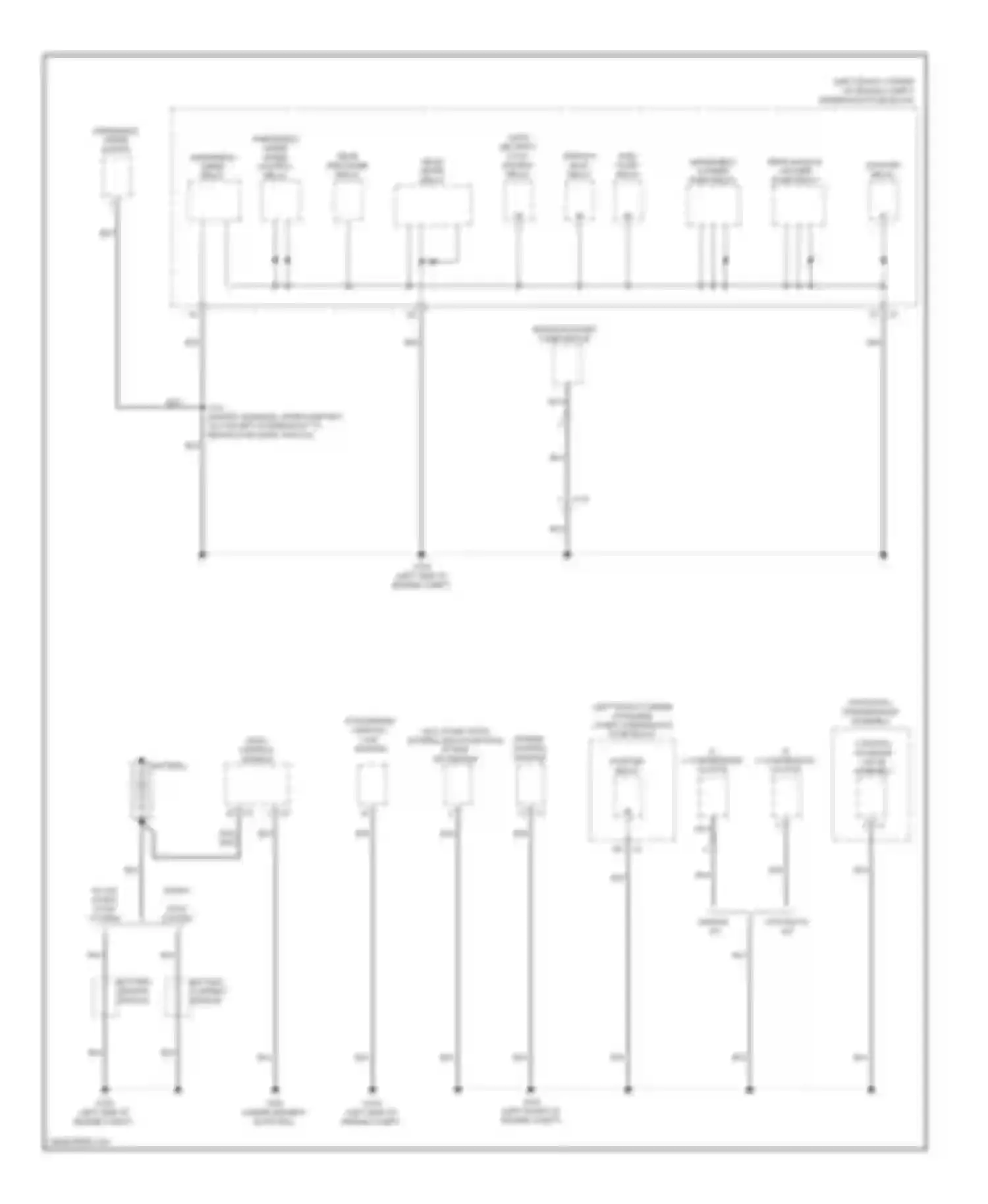 Encore Buick I (2012-2016): Ground distribution circuit (2 of 4)