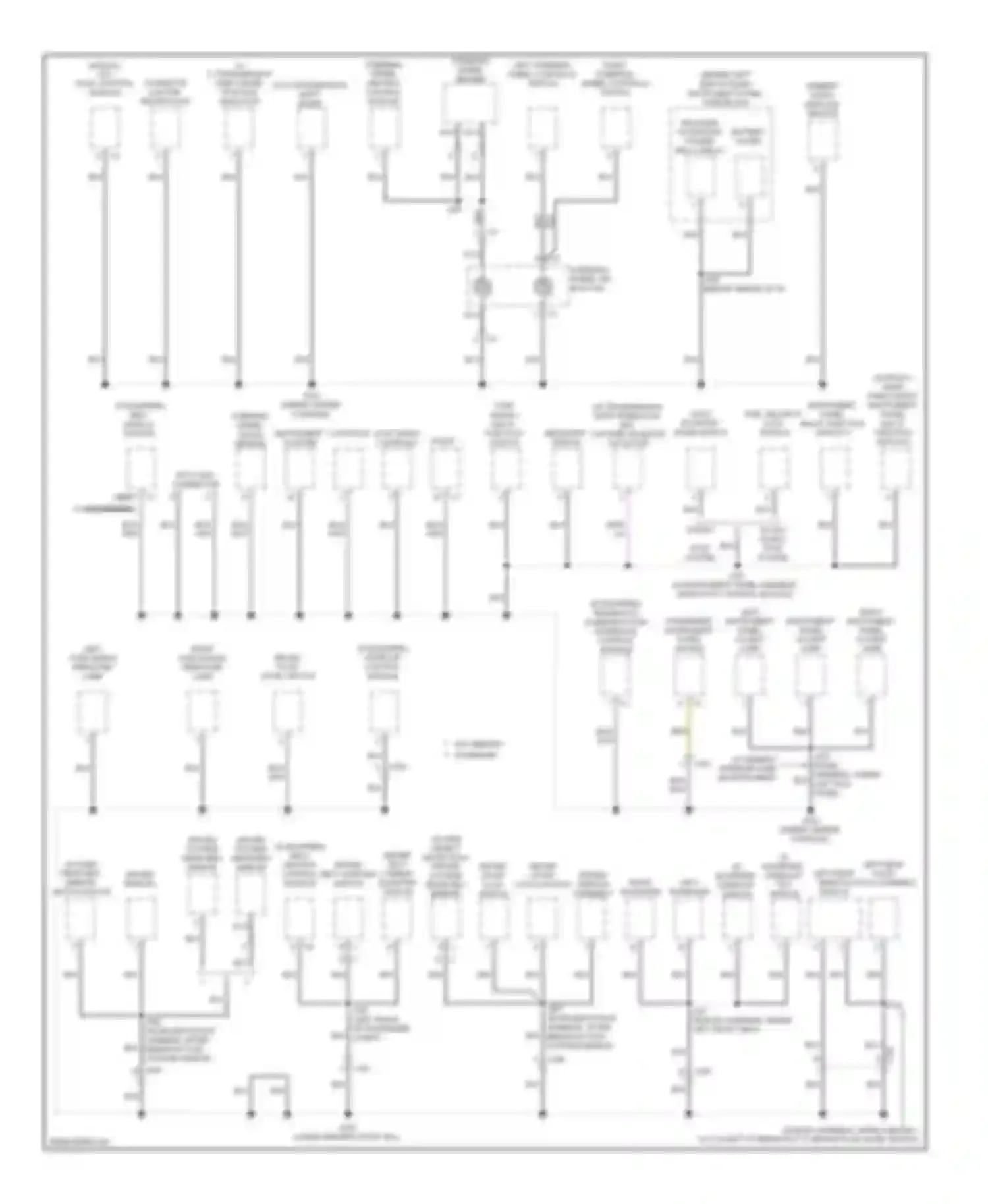 Encore Buick I (2012-2016): Ground distribution circuit (3 of 4)