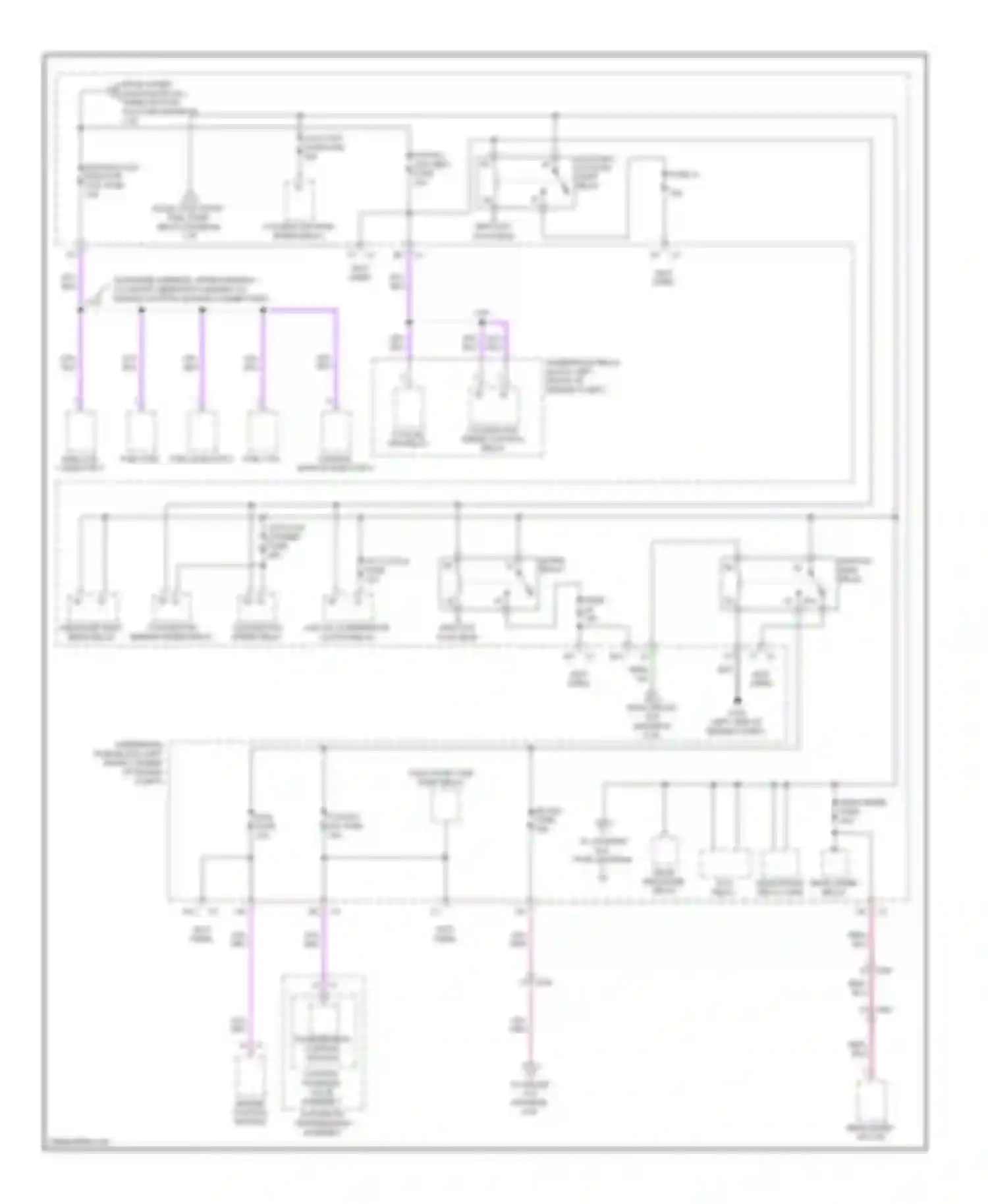 Encore Buick I (2012-2016): Power distribution circuit (2 of 6)