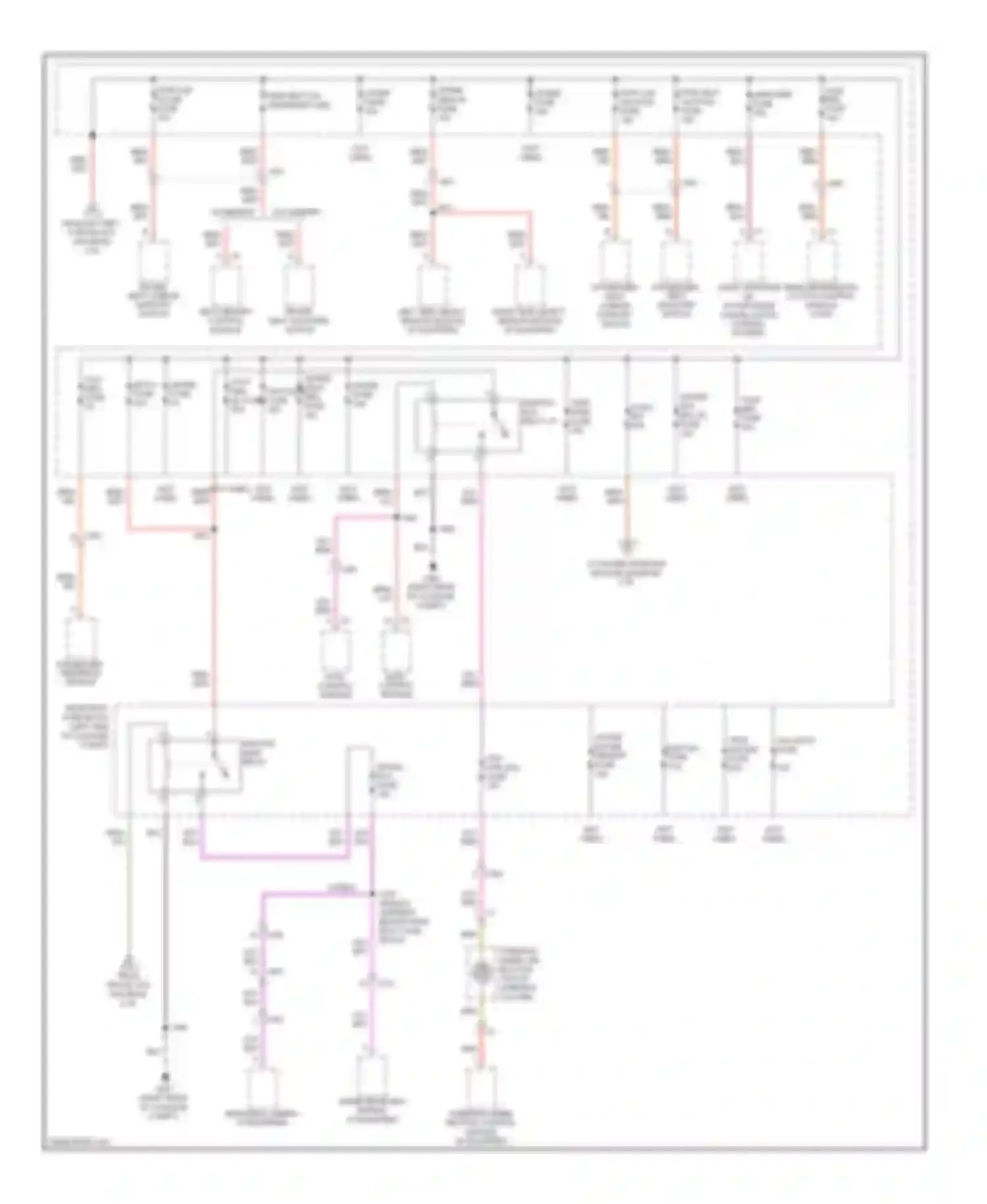 Encore Buick I (2012-2016): Power distribution circuit (5 of 6)