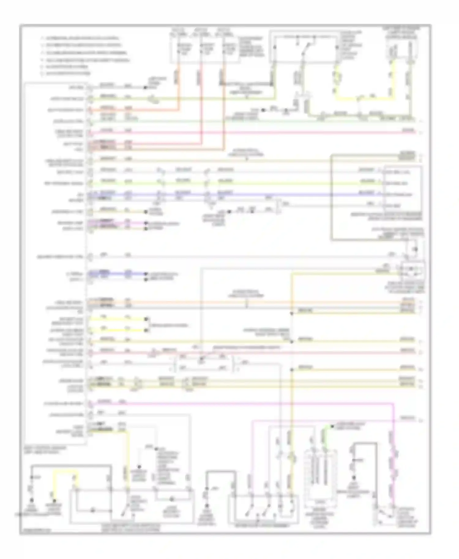 Encore Buick I (2012-2016): Power door locks circuit (1 of 2)
