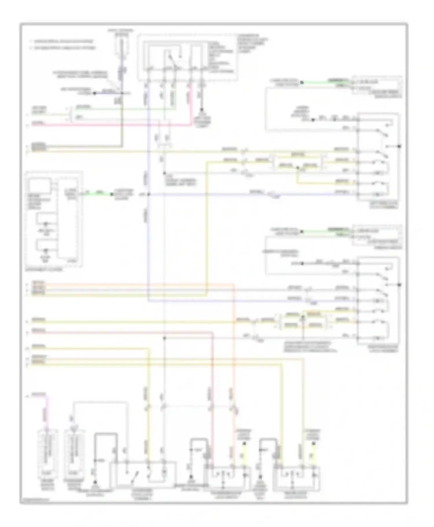 Encore Buick I (2012-2016): Power door locks circuit (2 of 2)