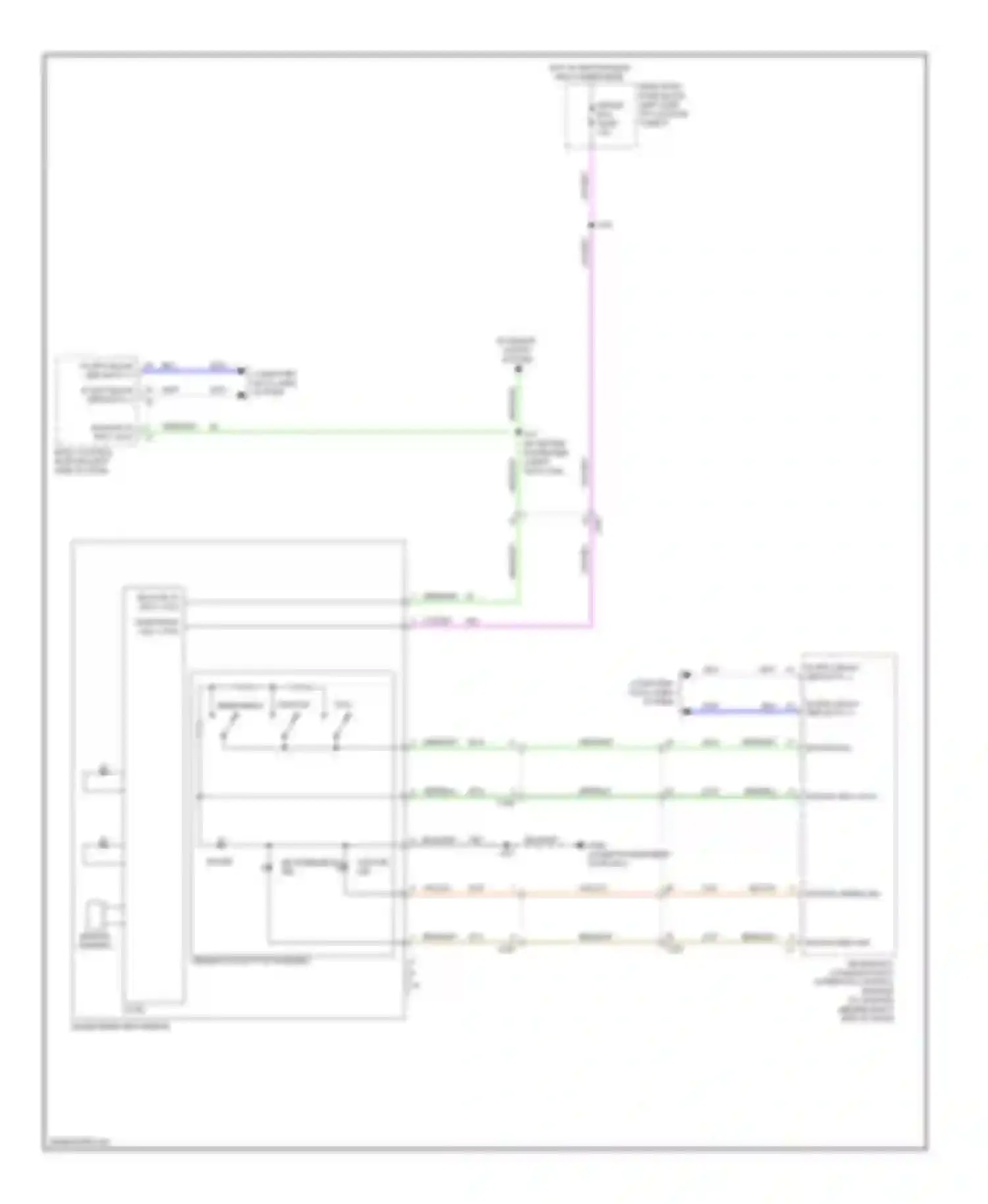 Encore Buick I (2012-2016): Electrochromic mirror circuit