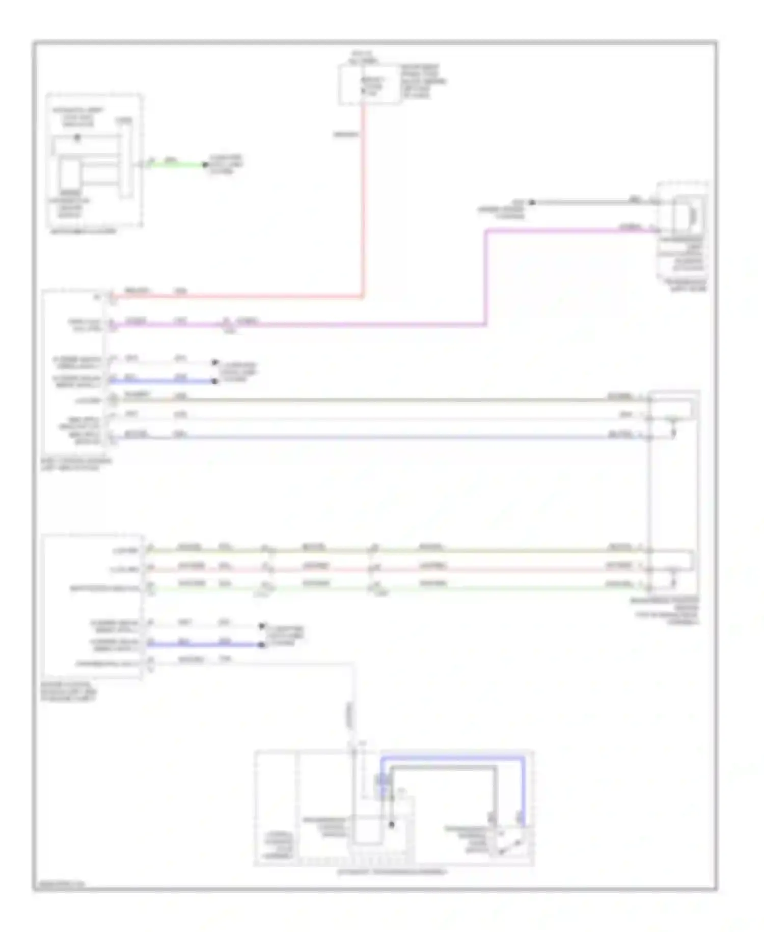 Encore Buick I (2012-2016): Shift interlock circuit